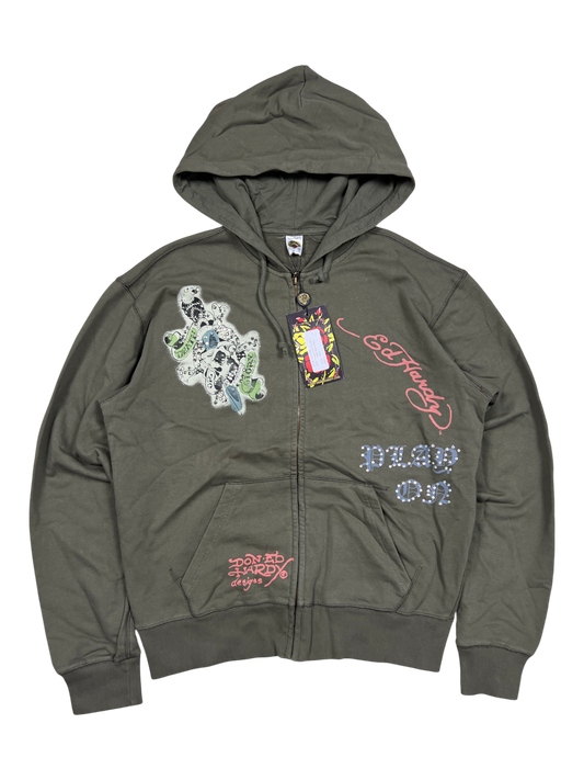 Ed Hardy Dead Before Glory Hoodie - cloakerstore