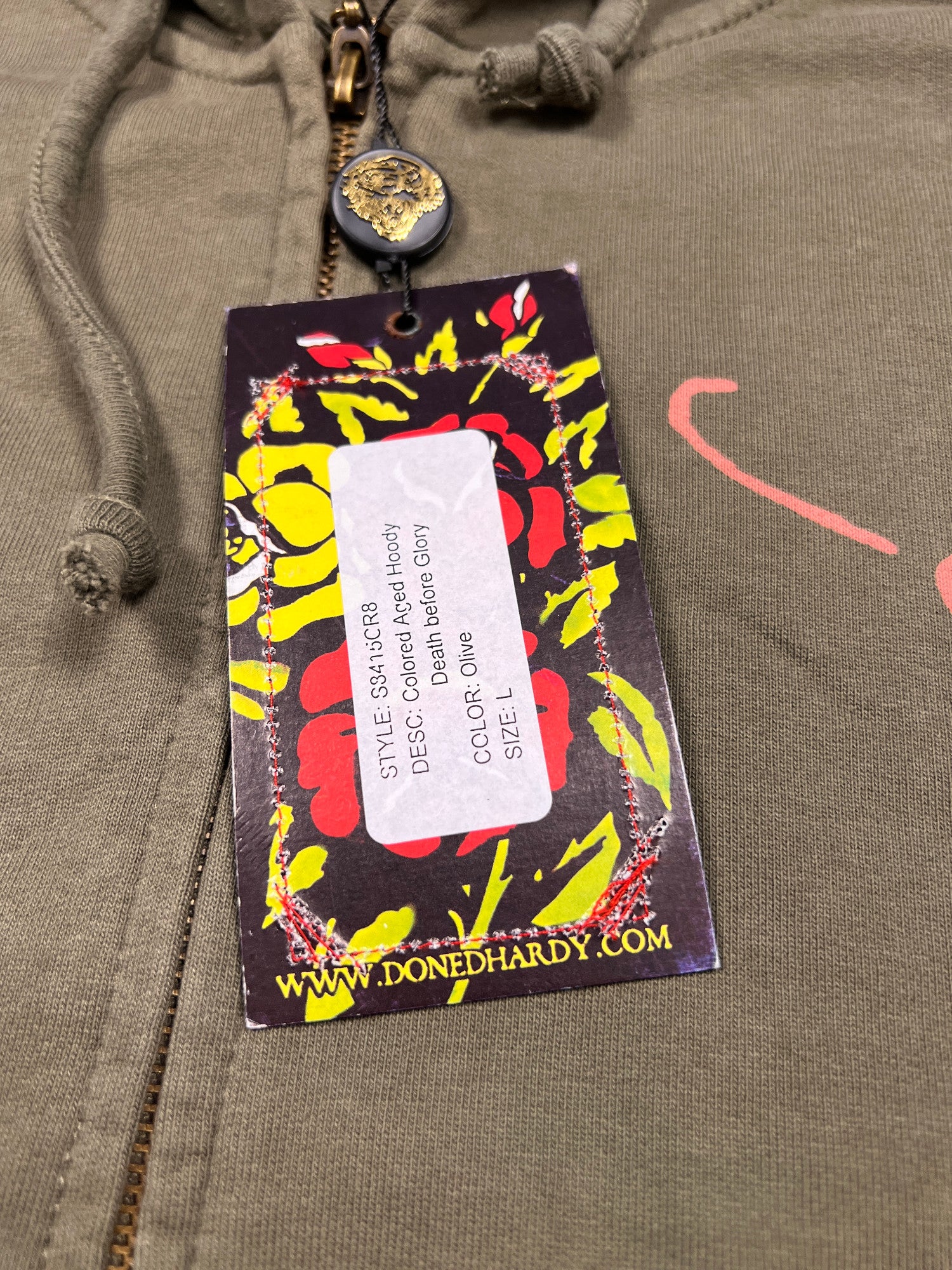Ed Hardy Dead Before Glory Hoodie - cloakerstore