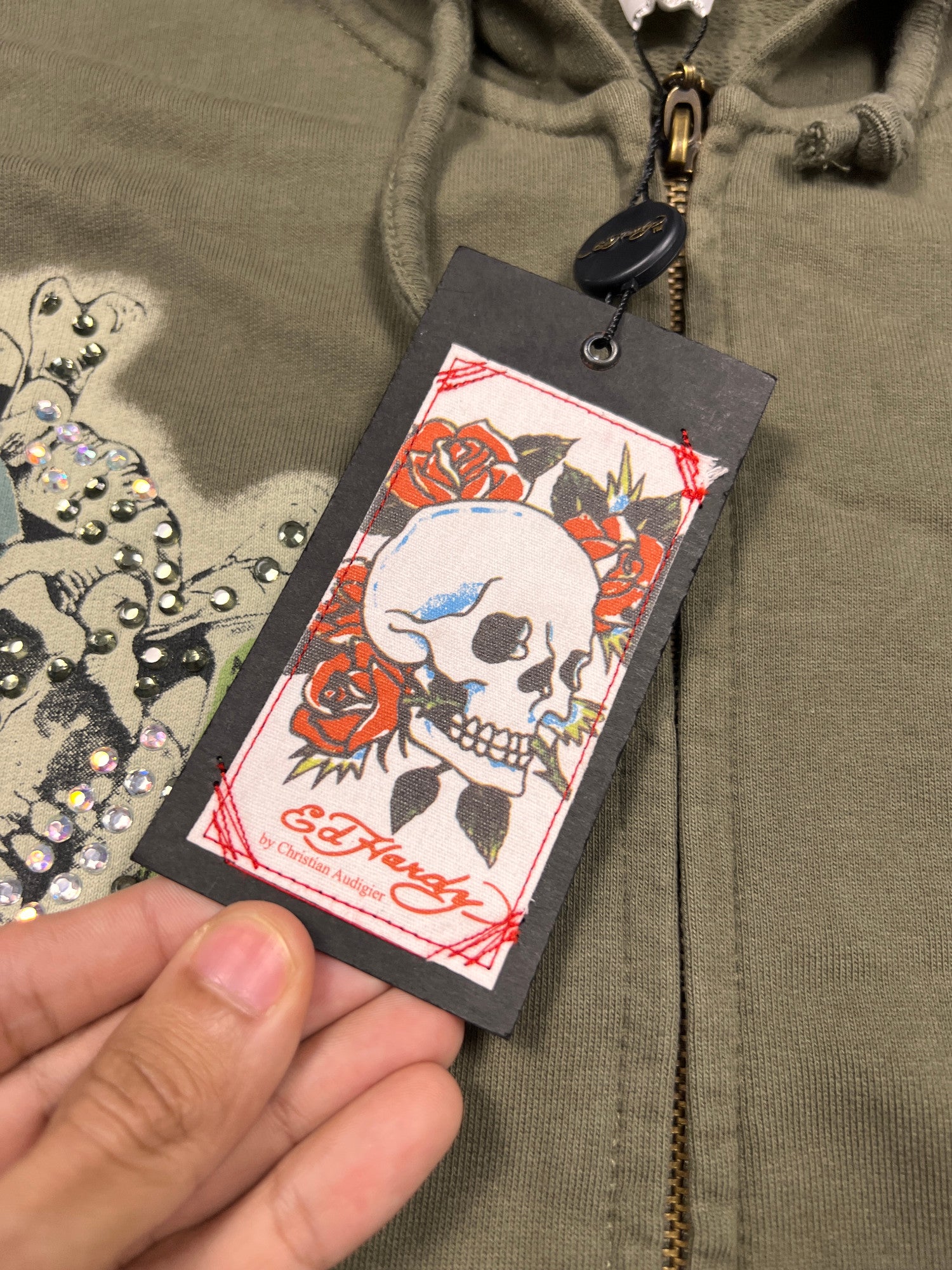 Ed Hardy Dead Before Glory Hoodie - cloakerstore