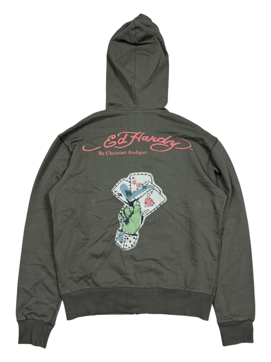 Ed Hardy Dead Before Glory Hoodie - cloakerstore