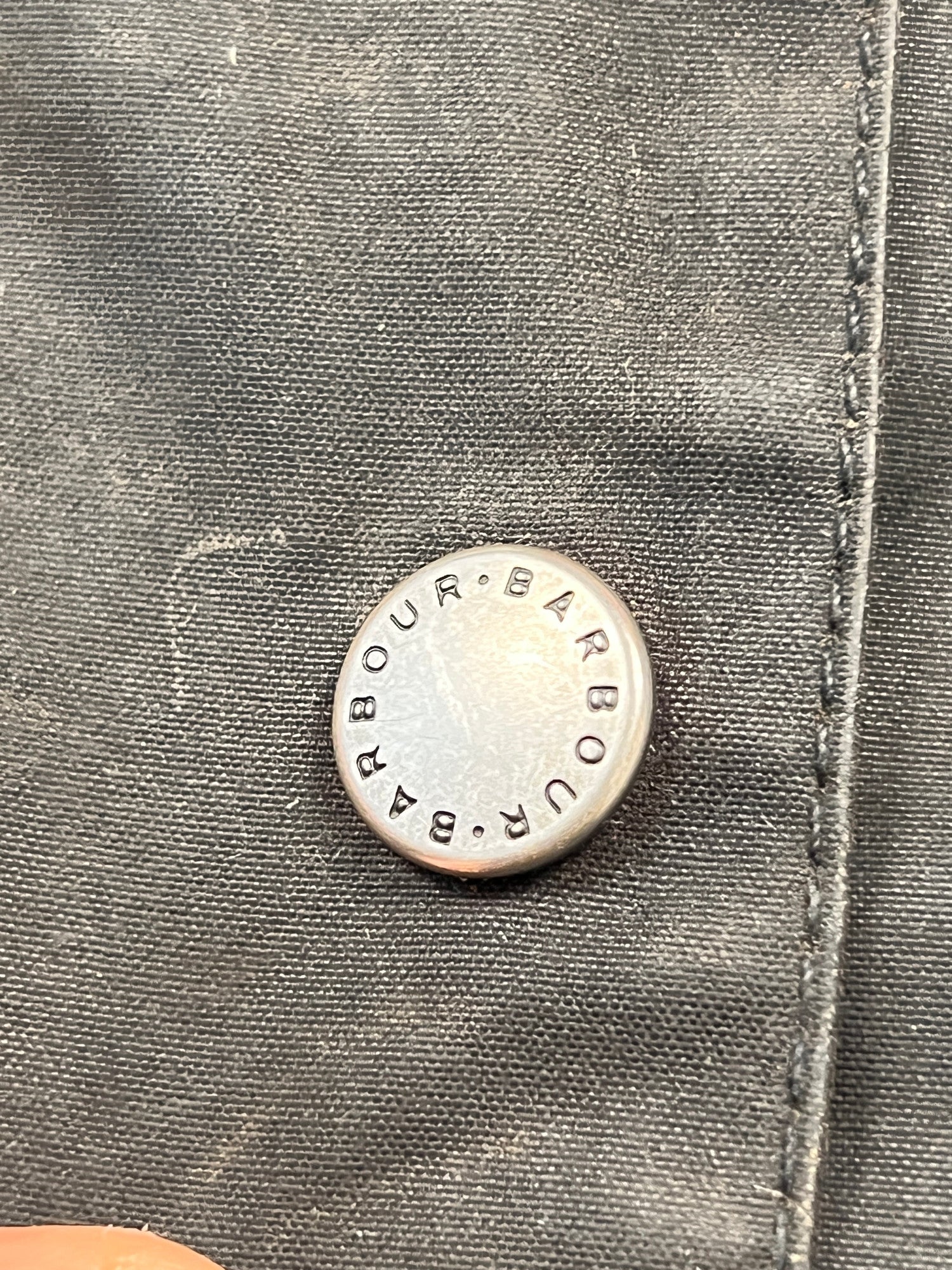 Barbour Rebel Jacket Black Waxed - cloakerstore