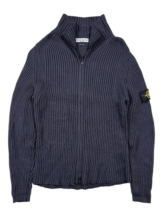 Stone Island Jersey Zip Black - cloakerstore