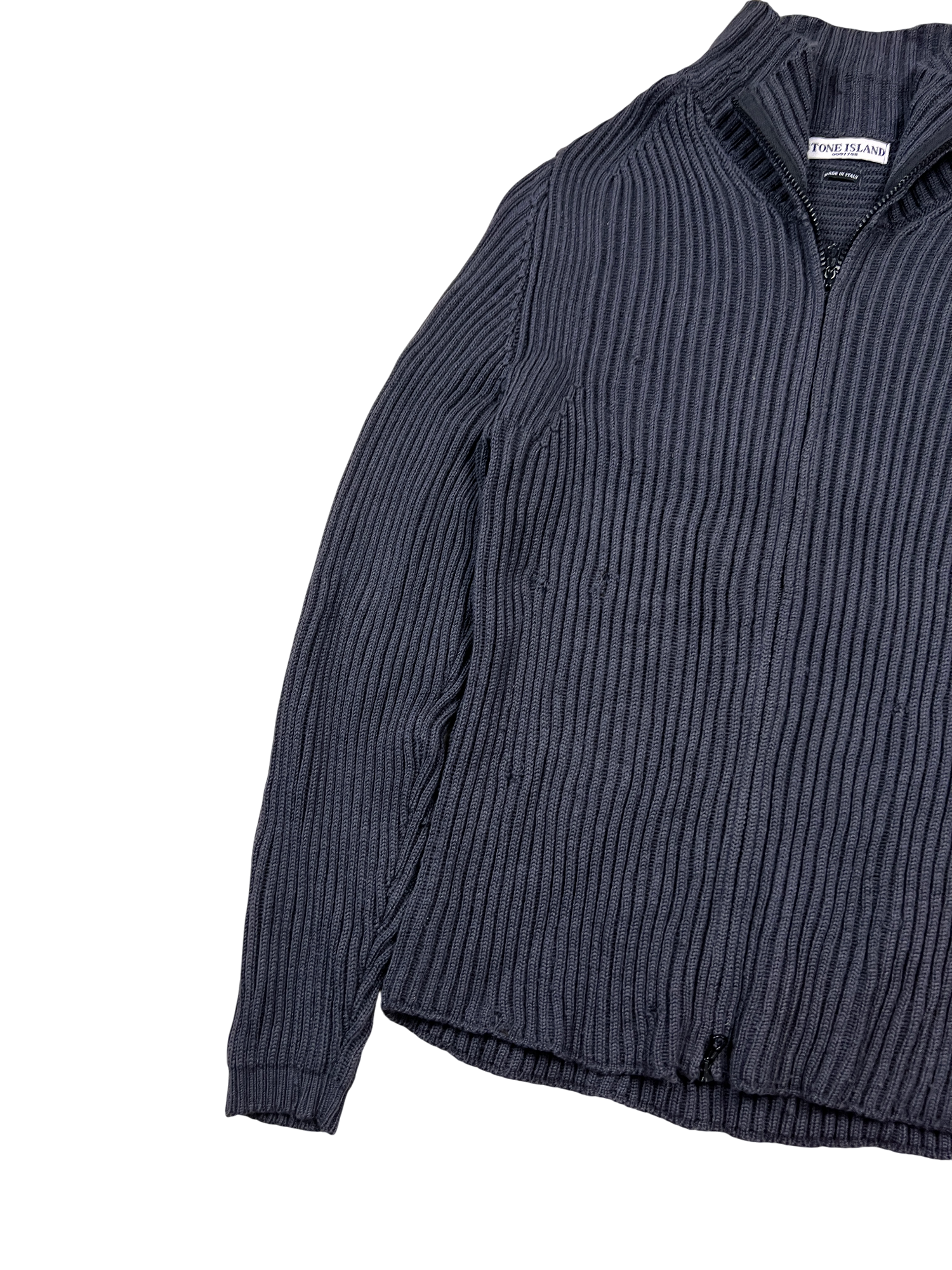 Stone Island Jersey Zip Black - cloakerstore