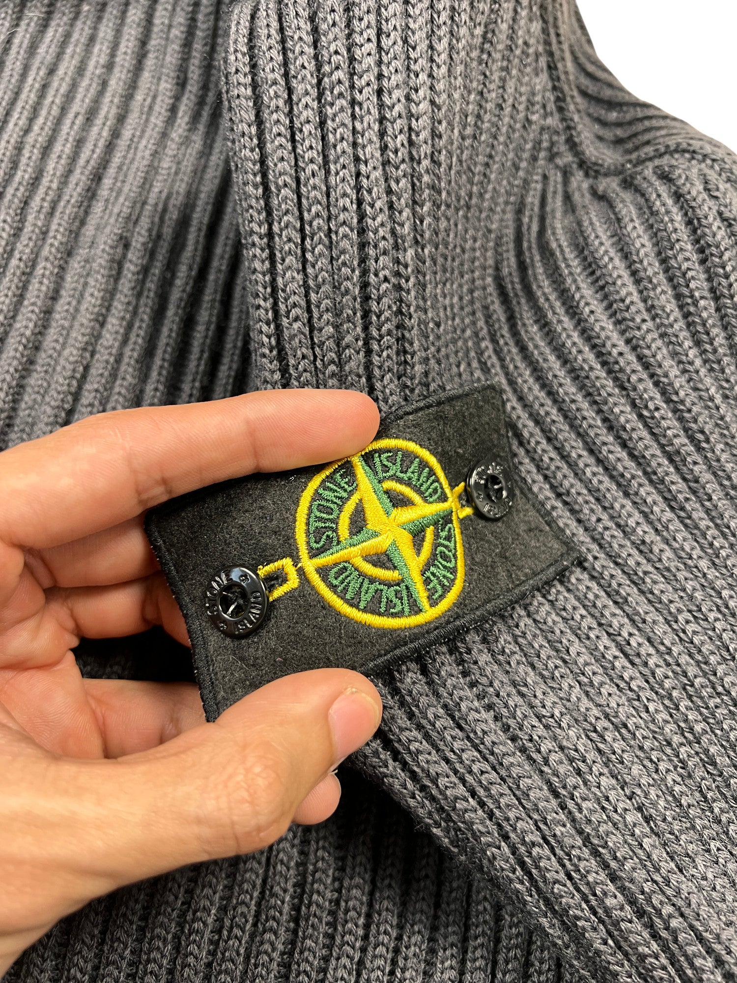 Stone Island Jersey Zip Black - cloakerstore