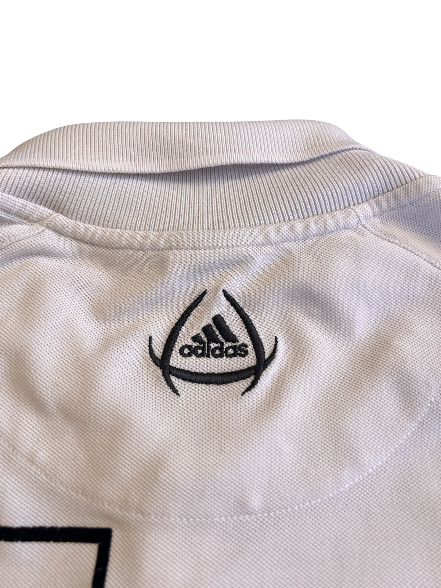 Adidas Vintage Polo Y2K Black/White Retro 2000's Premium