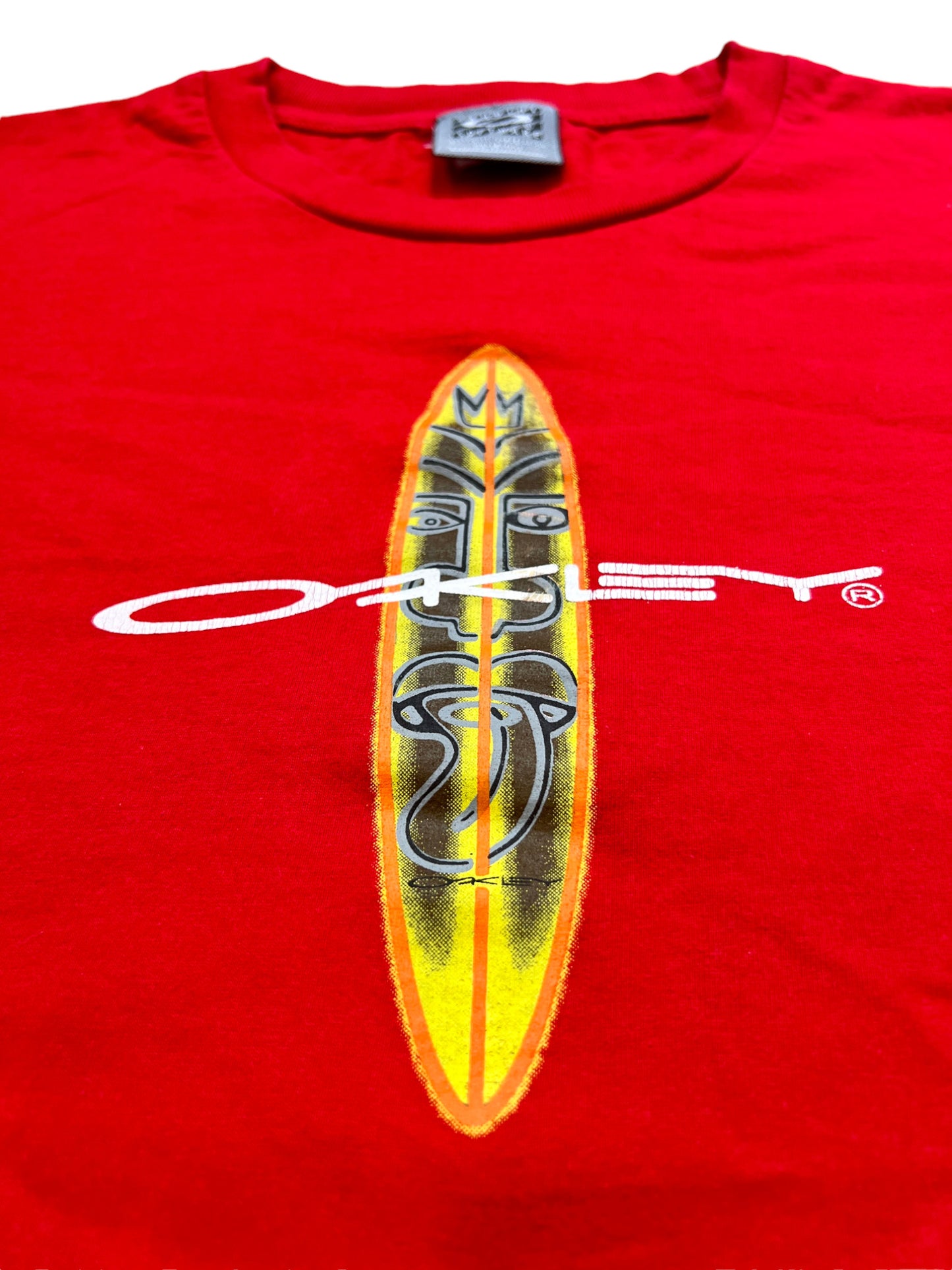 Vintage Oakley Software T-Shirt 2000s Big Logo Surf - cloakerstore