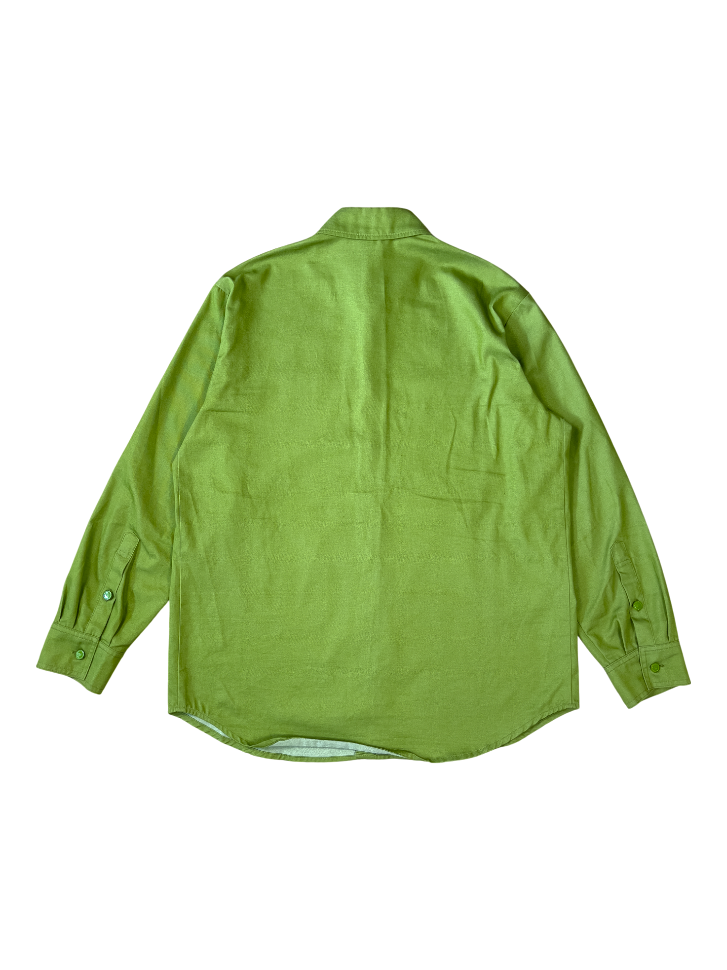 Raf Simons Straight Fit Denim Shirt - Green 2023 - cloakerstore