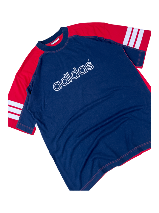 Adidas T-shirt Vintage Baggy Boxy Fit - cloakerstore