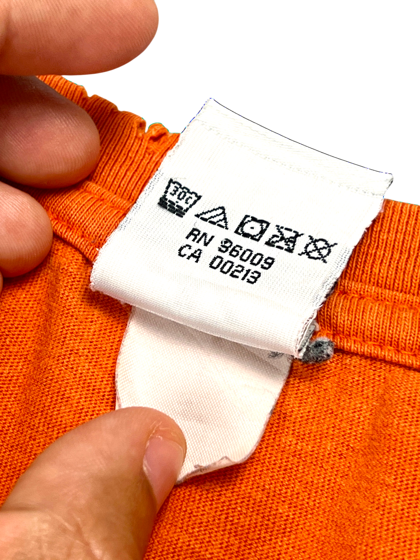 Calvin Klein T-shirt Heavy Weight Baggy Vintage 00's Orange