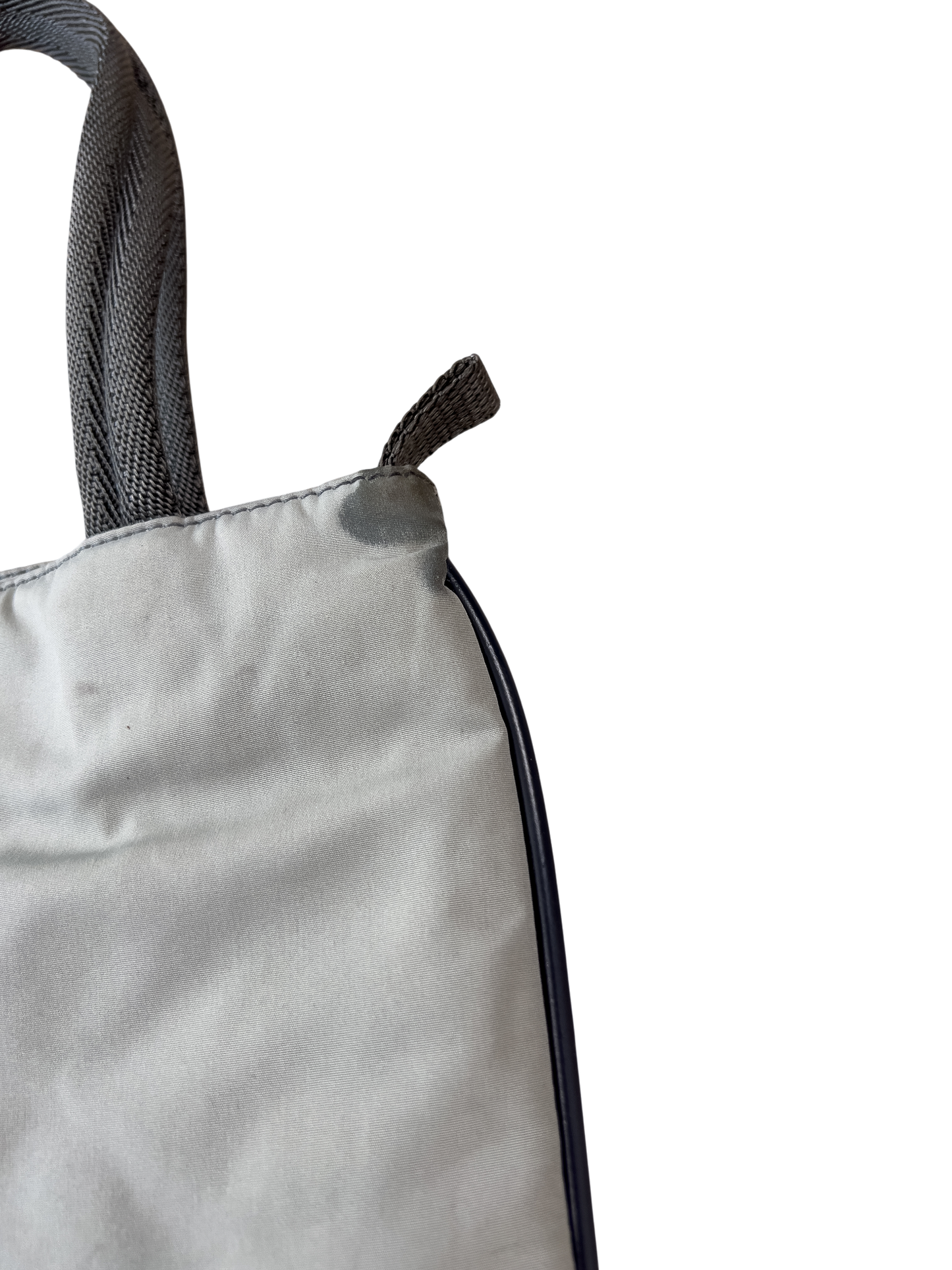 Prada Sports Tote Bag Nylon Gray
