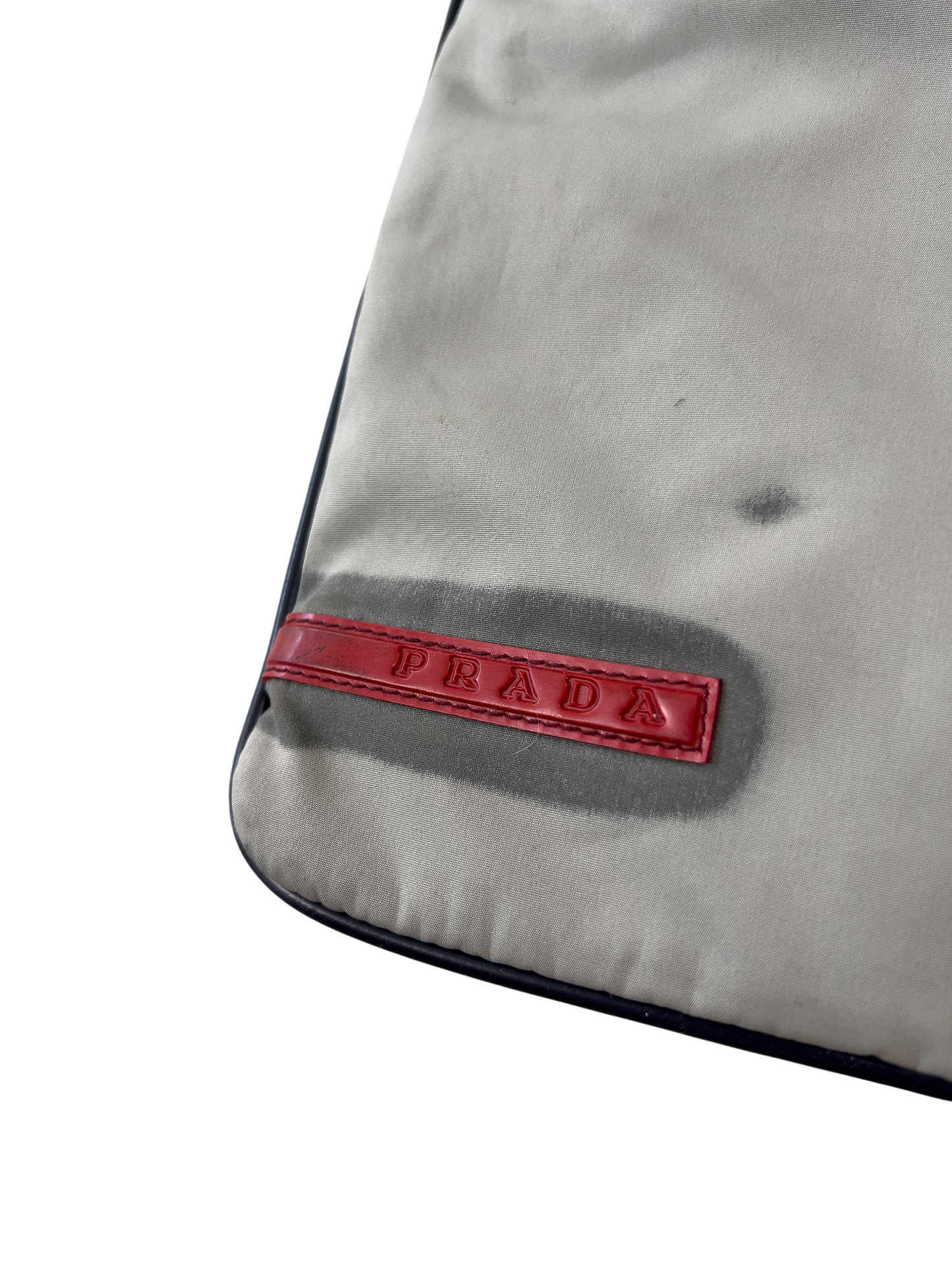 Prada Sports Tote Bag Nylon Gray