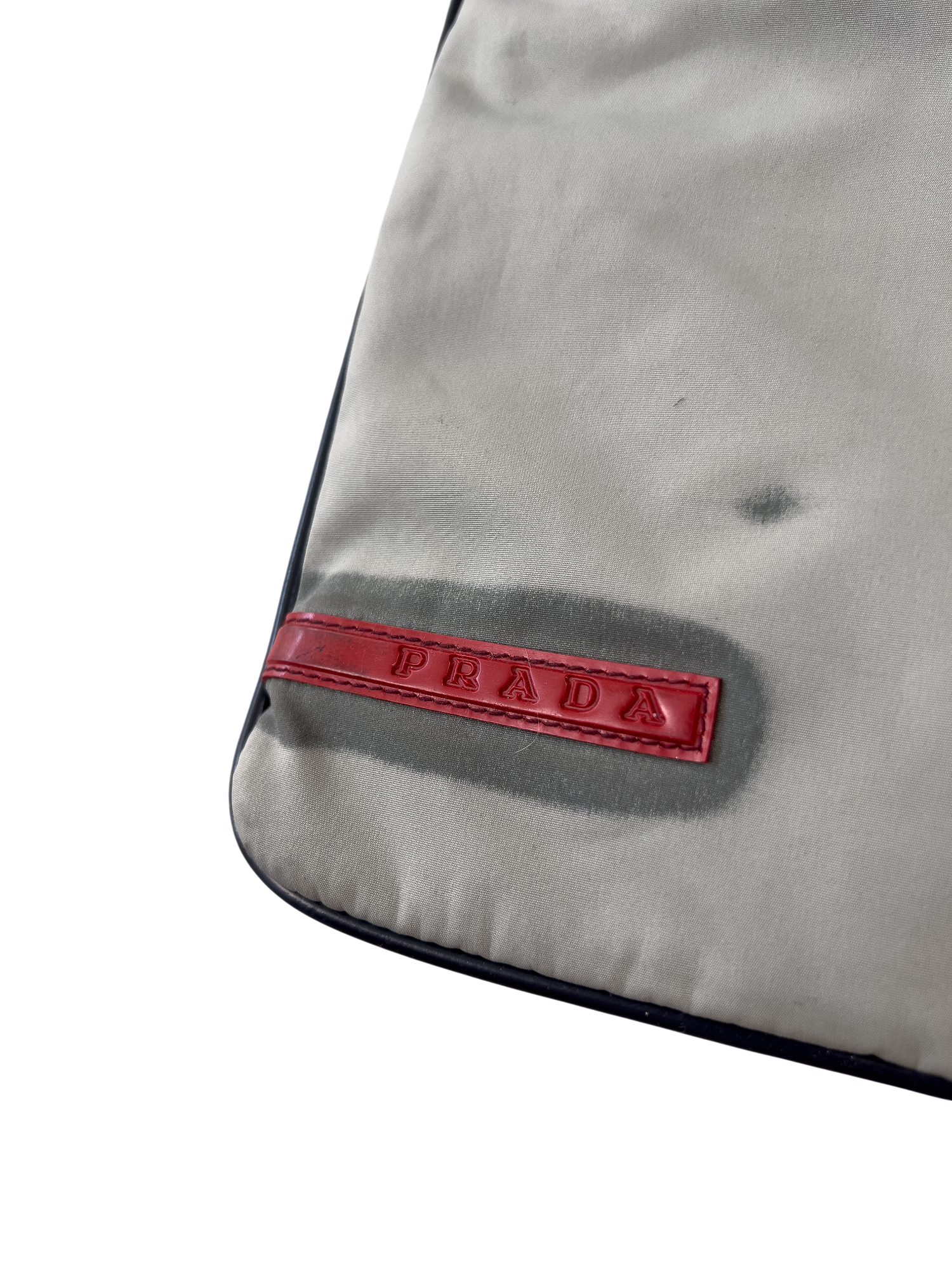 Prada Sports Tote Bag Nylon Gray - cloakerstore