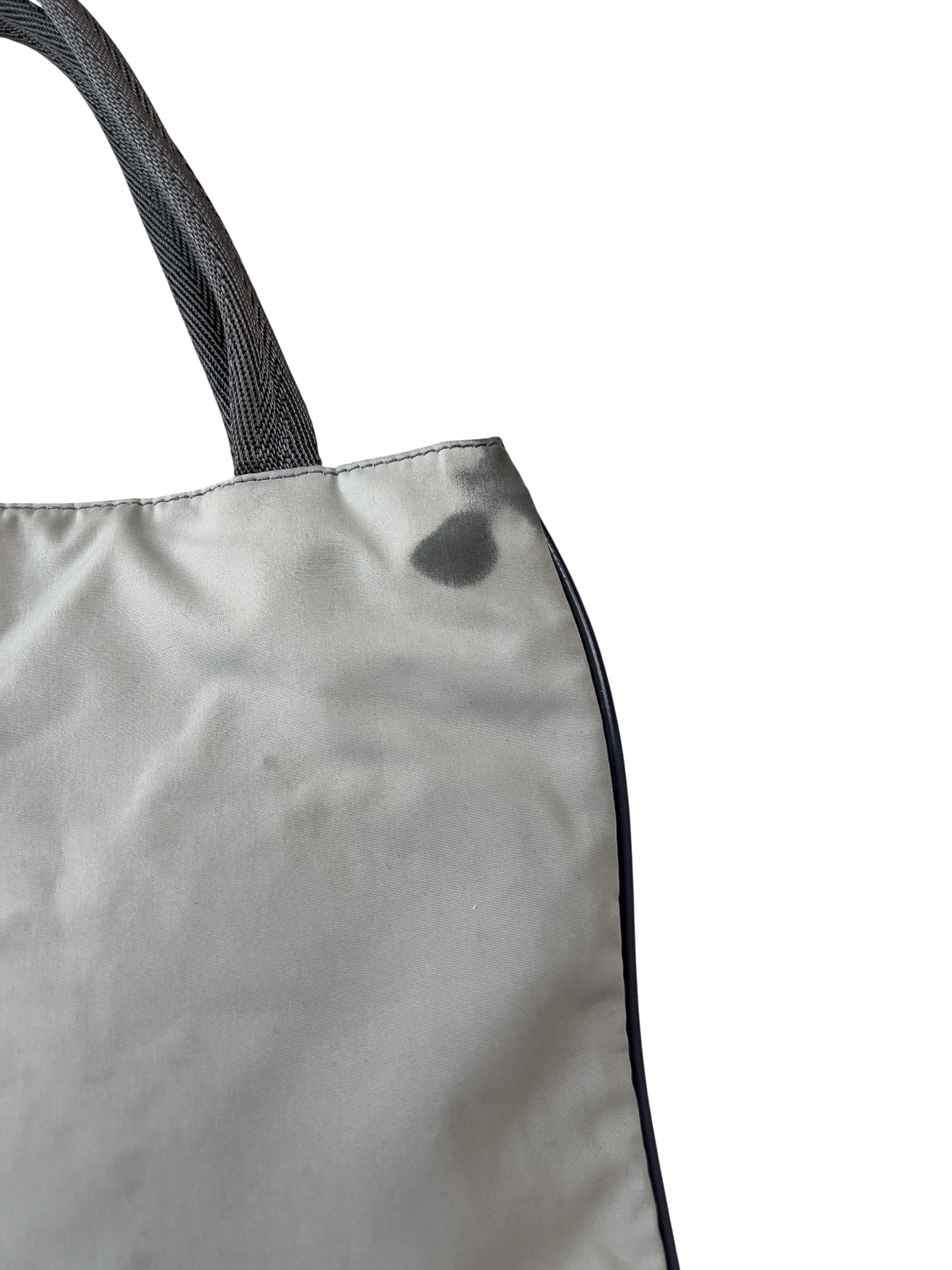 Prada Sports Tote Bag Nylon Gray - cloakerstore