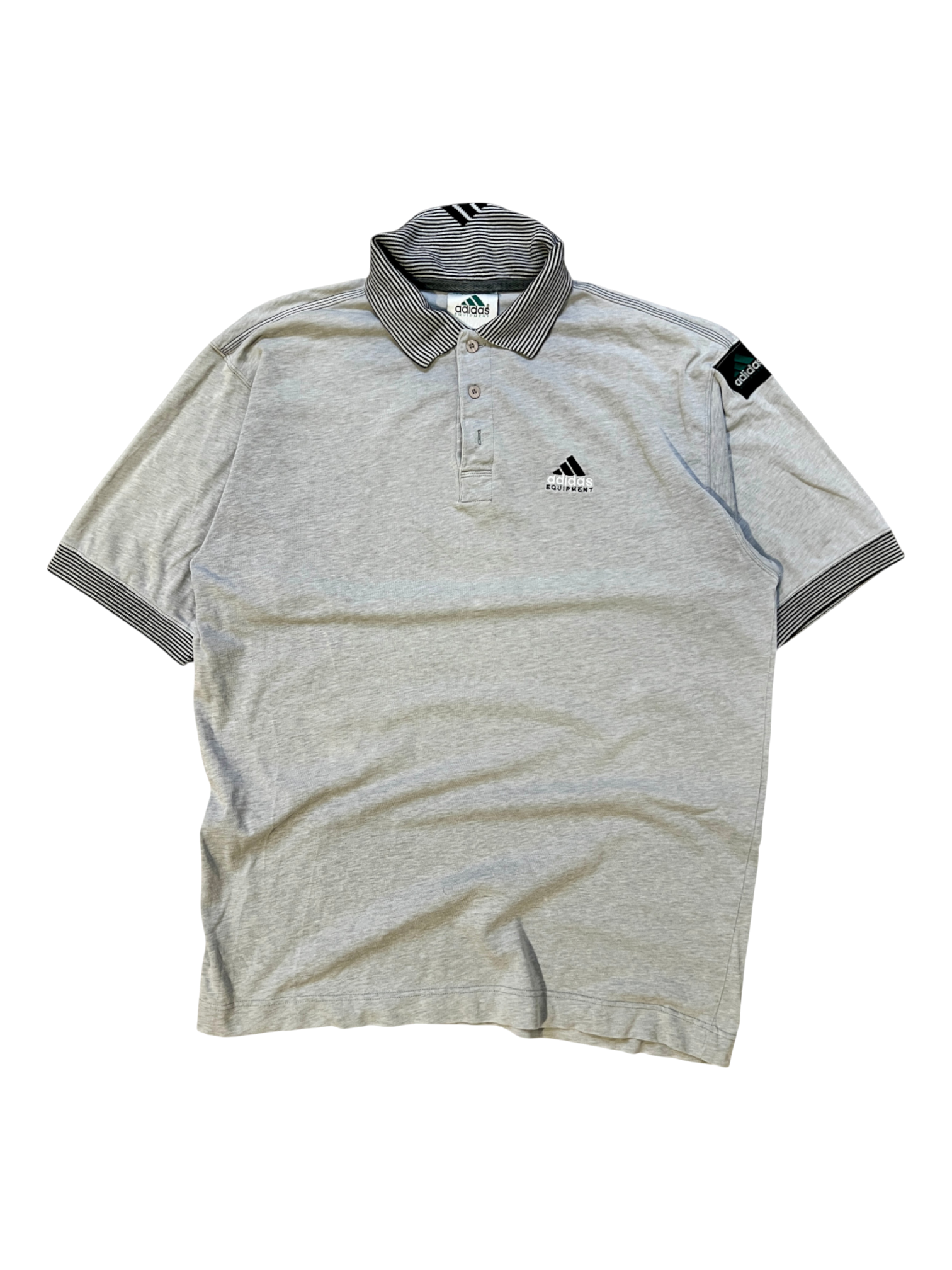 00's Adidas Equipment T-shirt Retro Gray - cloakerstore
