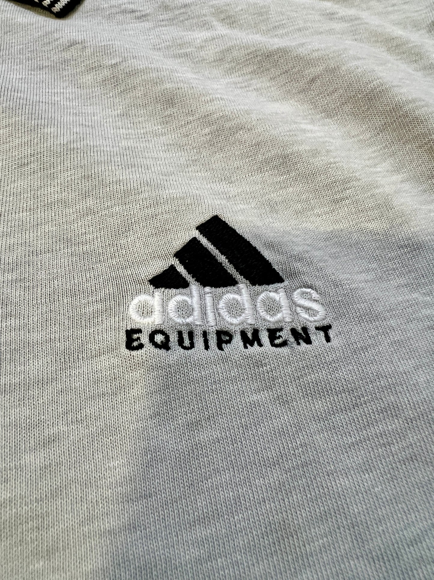 00's Adidas Equipment T-shirt Retro Gray - cloakerstore
