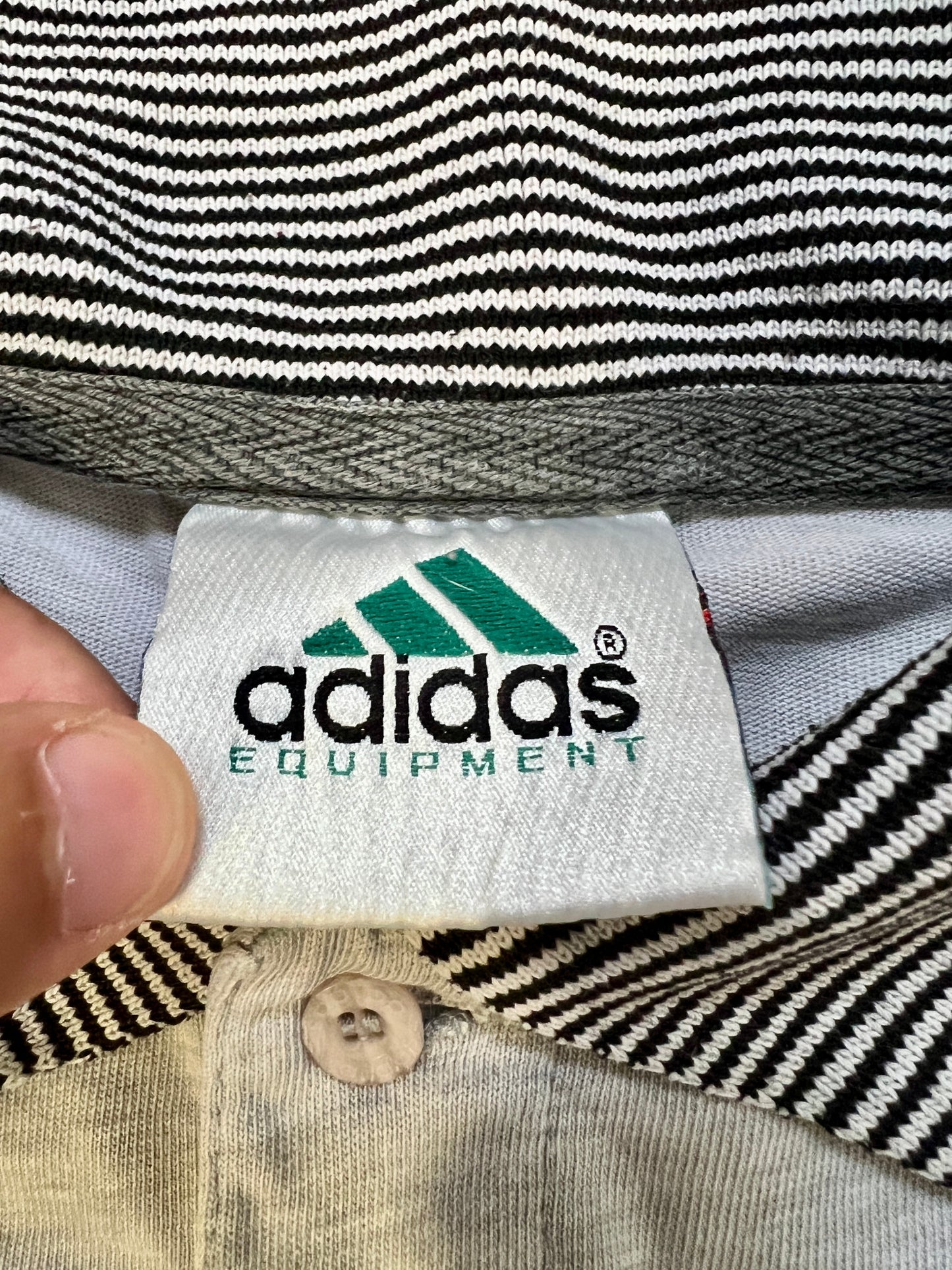 00's Adidas Equipment T-shirt Retro Gray - cloakerstore