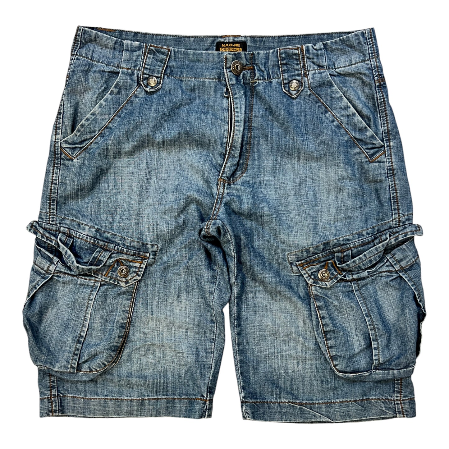 Baggy Jorts Multiple Pockets Denim Cargo - cloakerstore