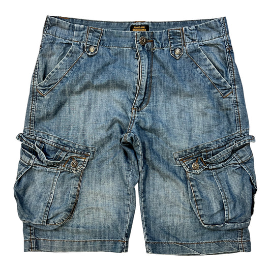Baggy Jorts Multiple Pockets Denim Cargo - cloakerstore