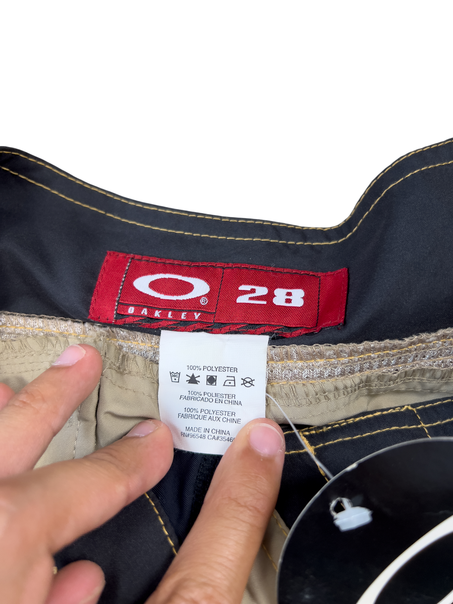 Oakley Plates 2.4 BoardShort New Khaki Baggy Deadstock - cloakerstore