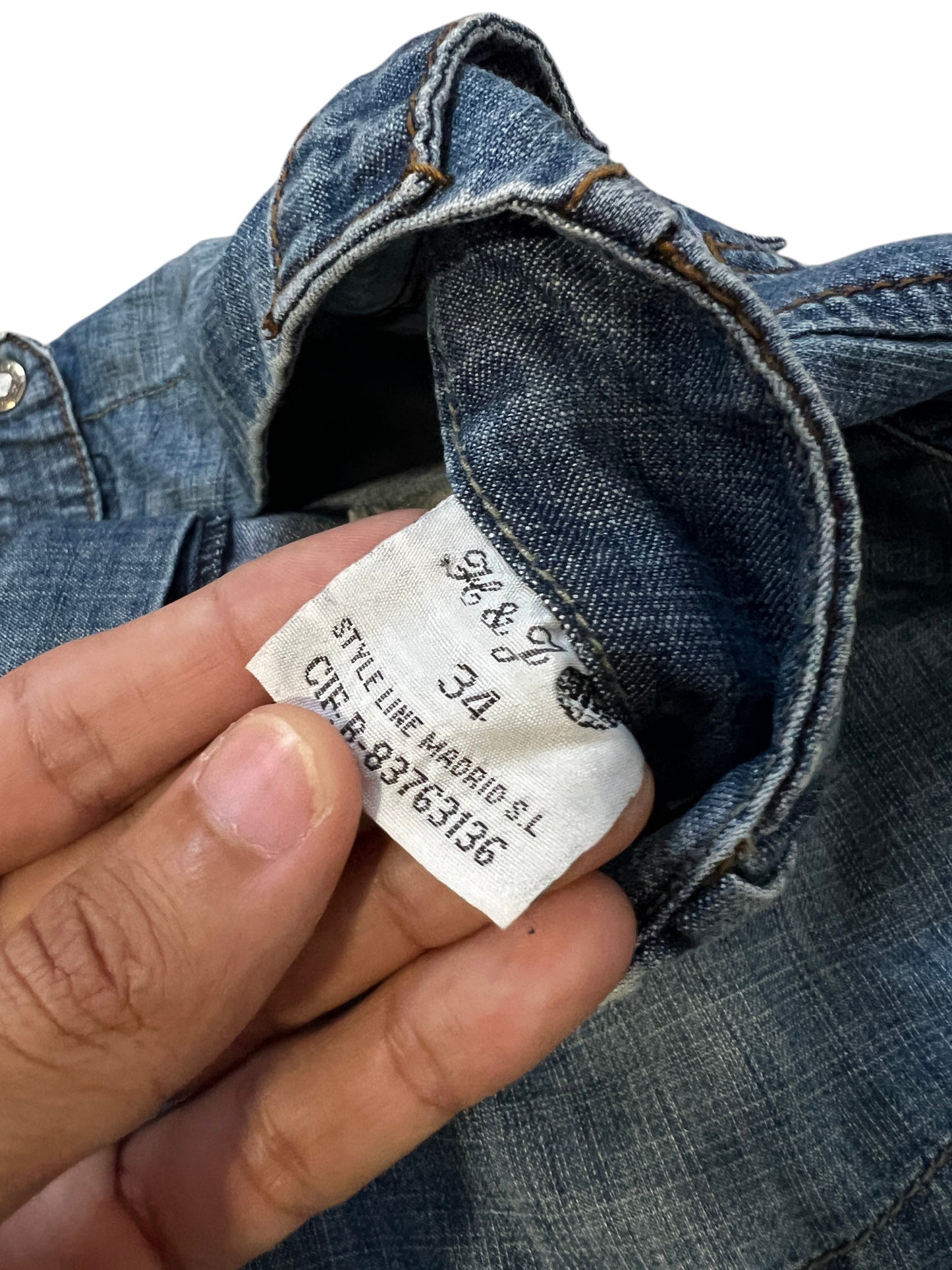 Baggy Jorts Multiple Pockets Denim Cargo - cloakerstore