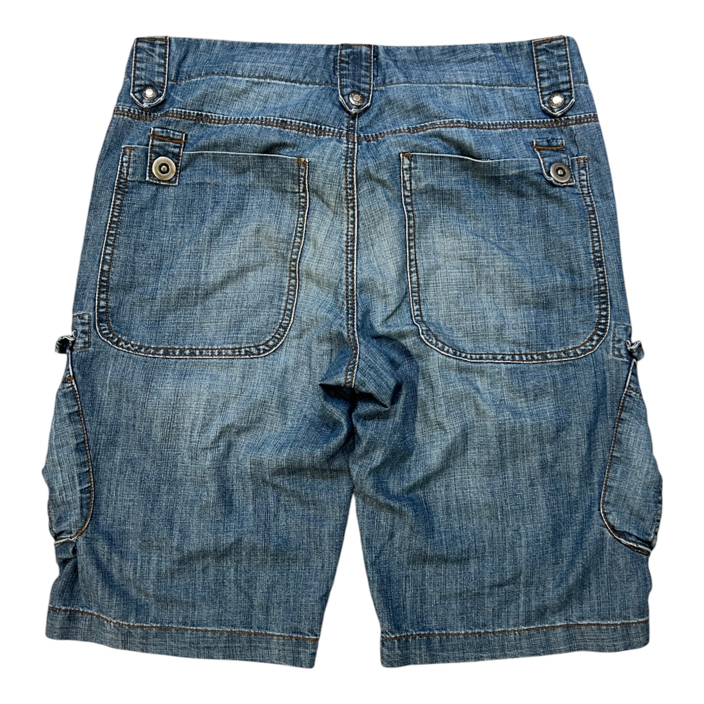 Baggy Jorts Multiple Pockets Denim Cargo - cloakerstore