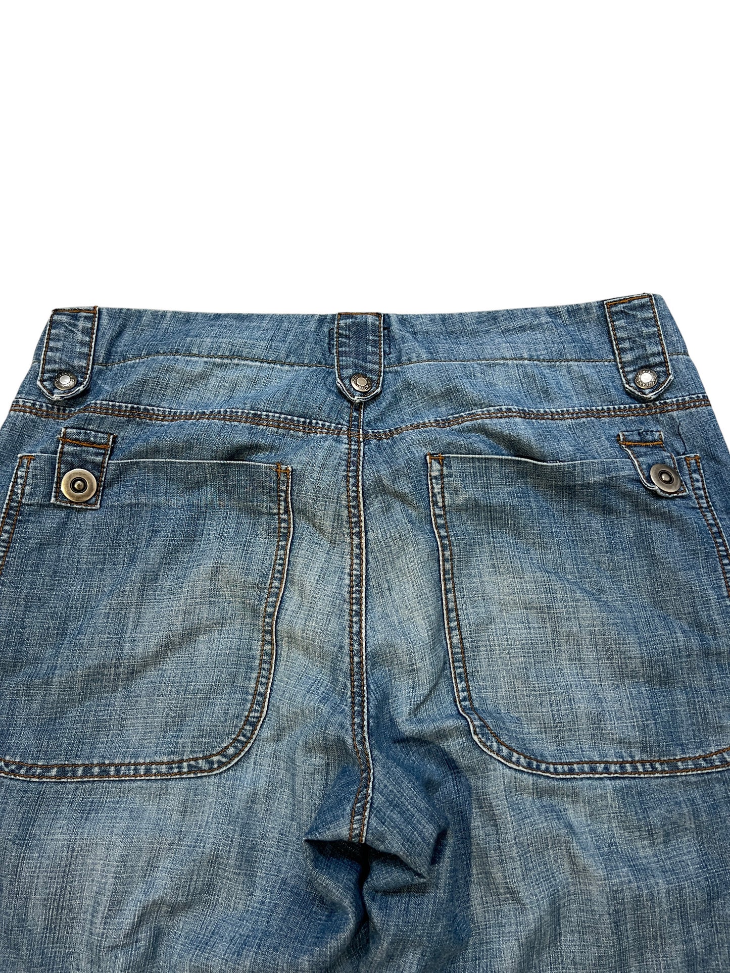 Baggy Jorts Multiple Pockets Denim Cargo - cloakerstore