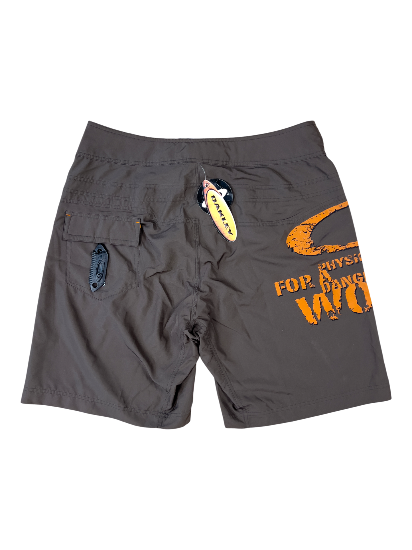 Oakley Cut-Out BoardShort Earth New With Tags Deadstock