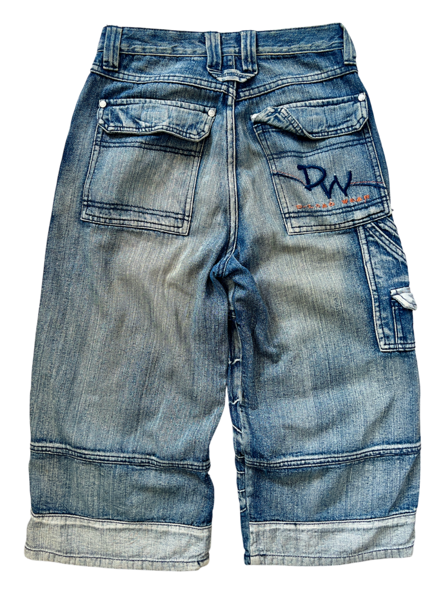 Y2K Denim Baggy Jorts Pirate