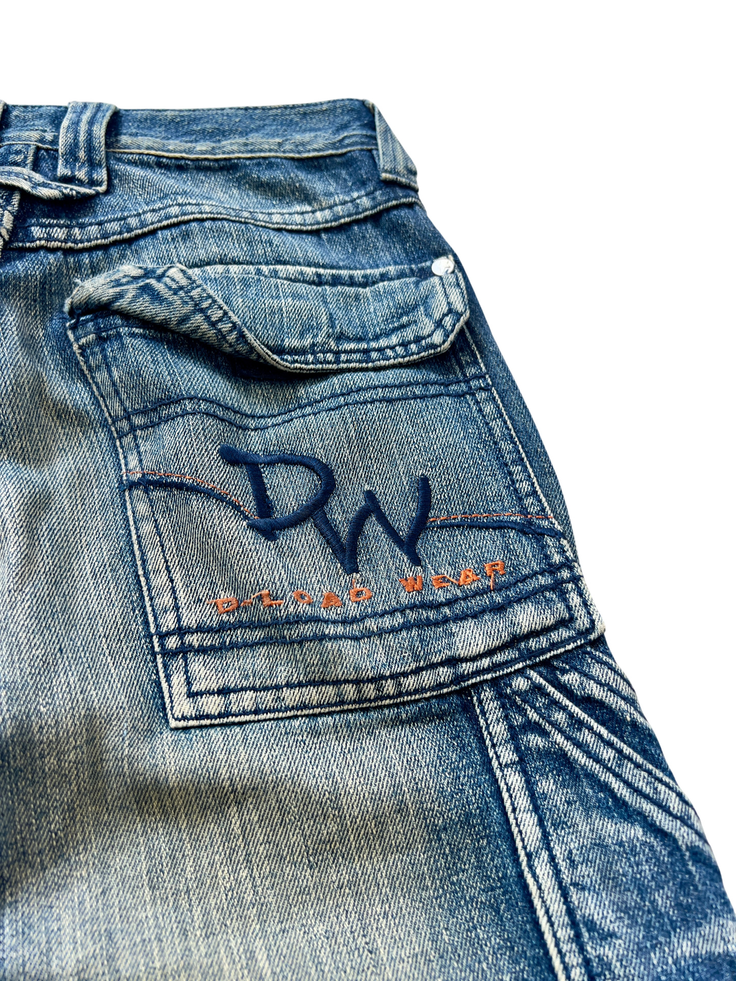 Y2K Denim Baggy Jorts Pirate