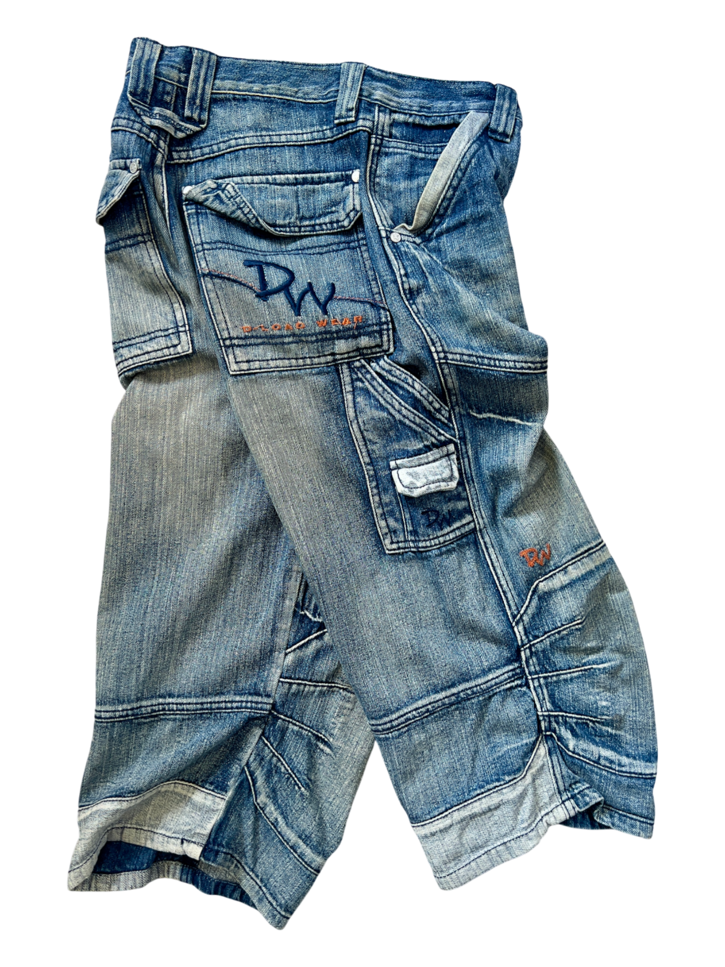 Y2K Denim Baggy Jorts Pirate