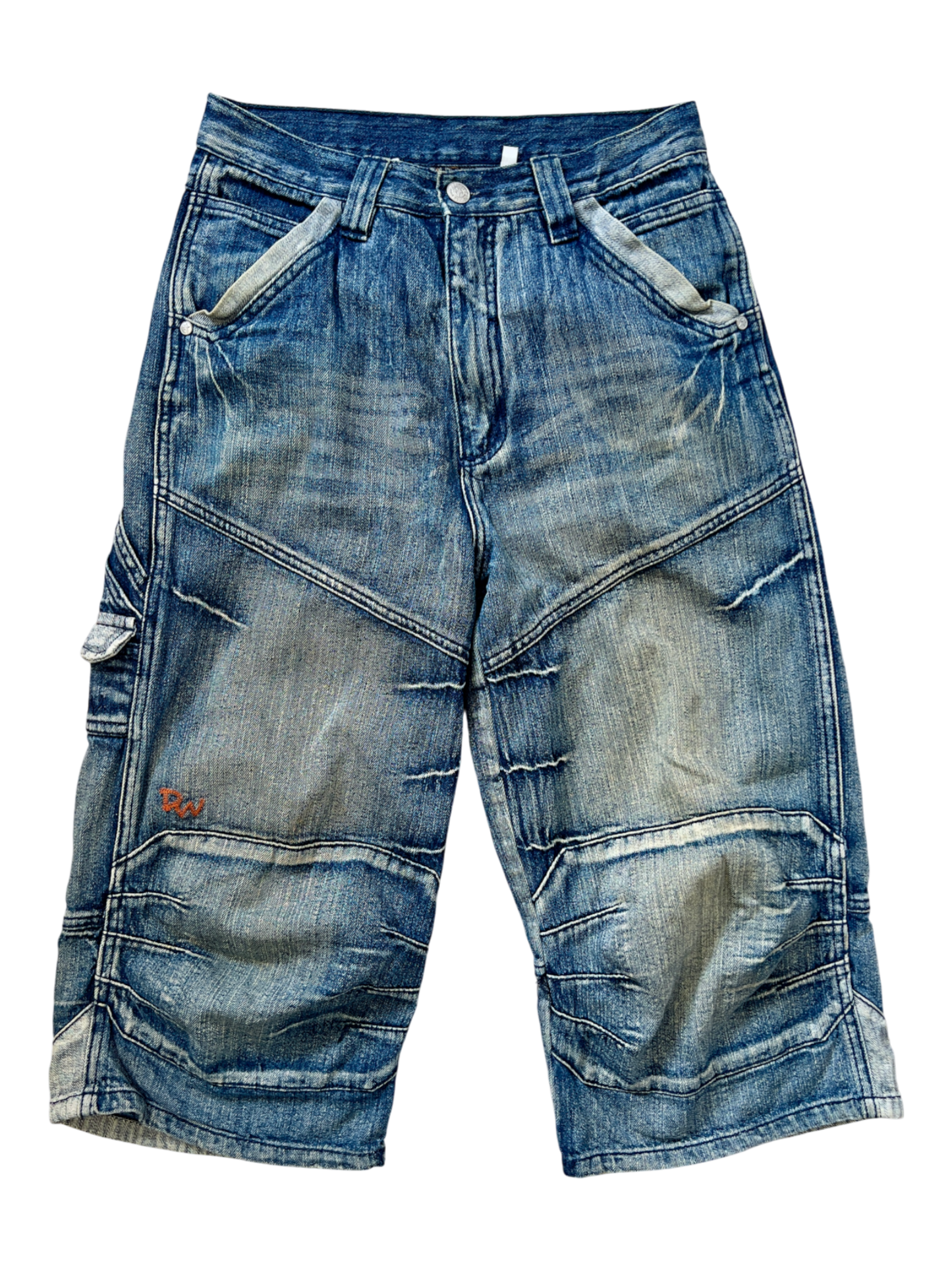 Y2K Denim Baggy Jorts Pirate