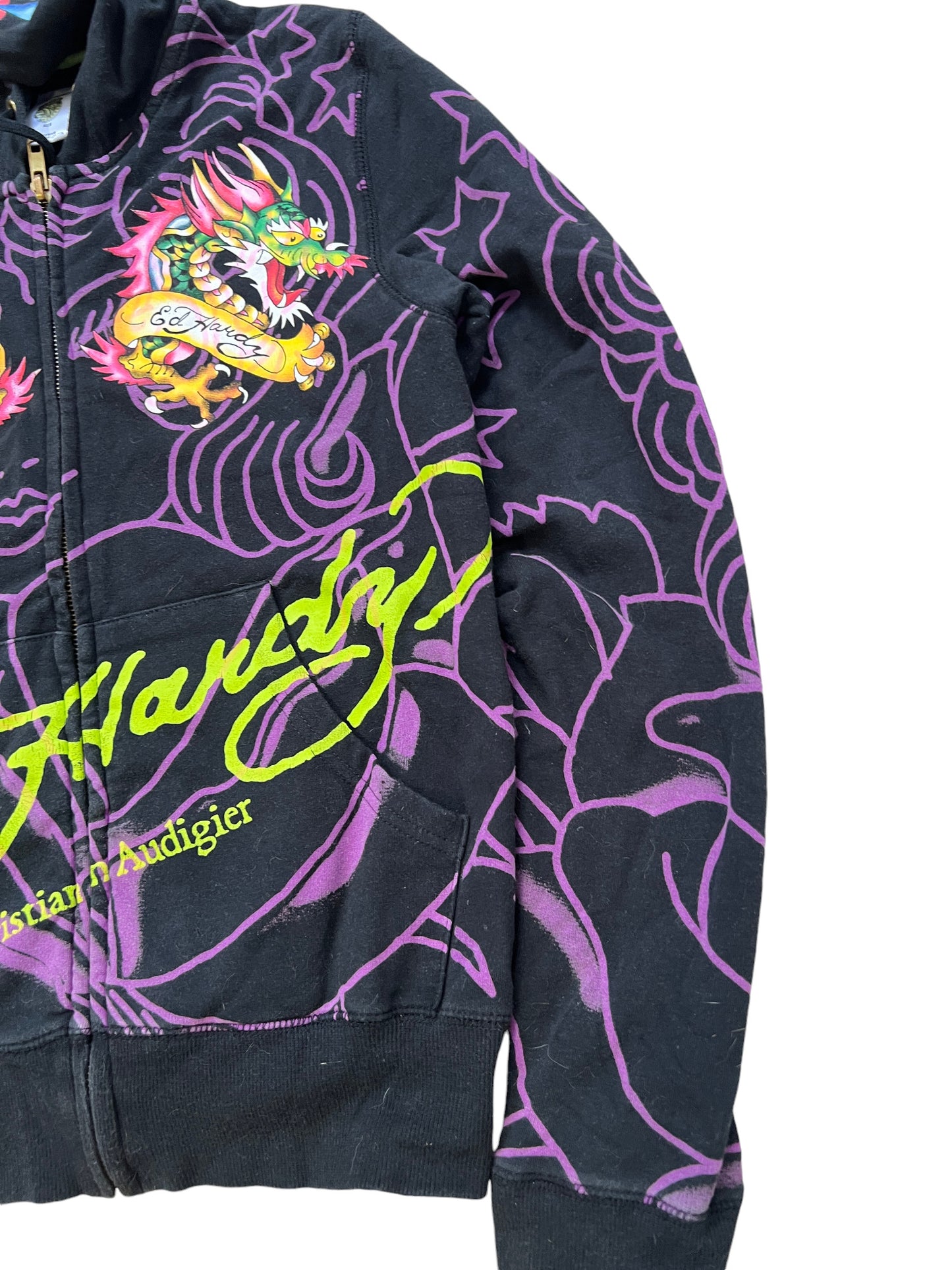 Ed Hardy Vintage Y2K Graphic Hoodie - cloakerstore