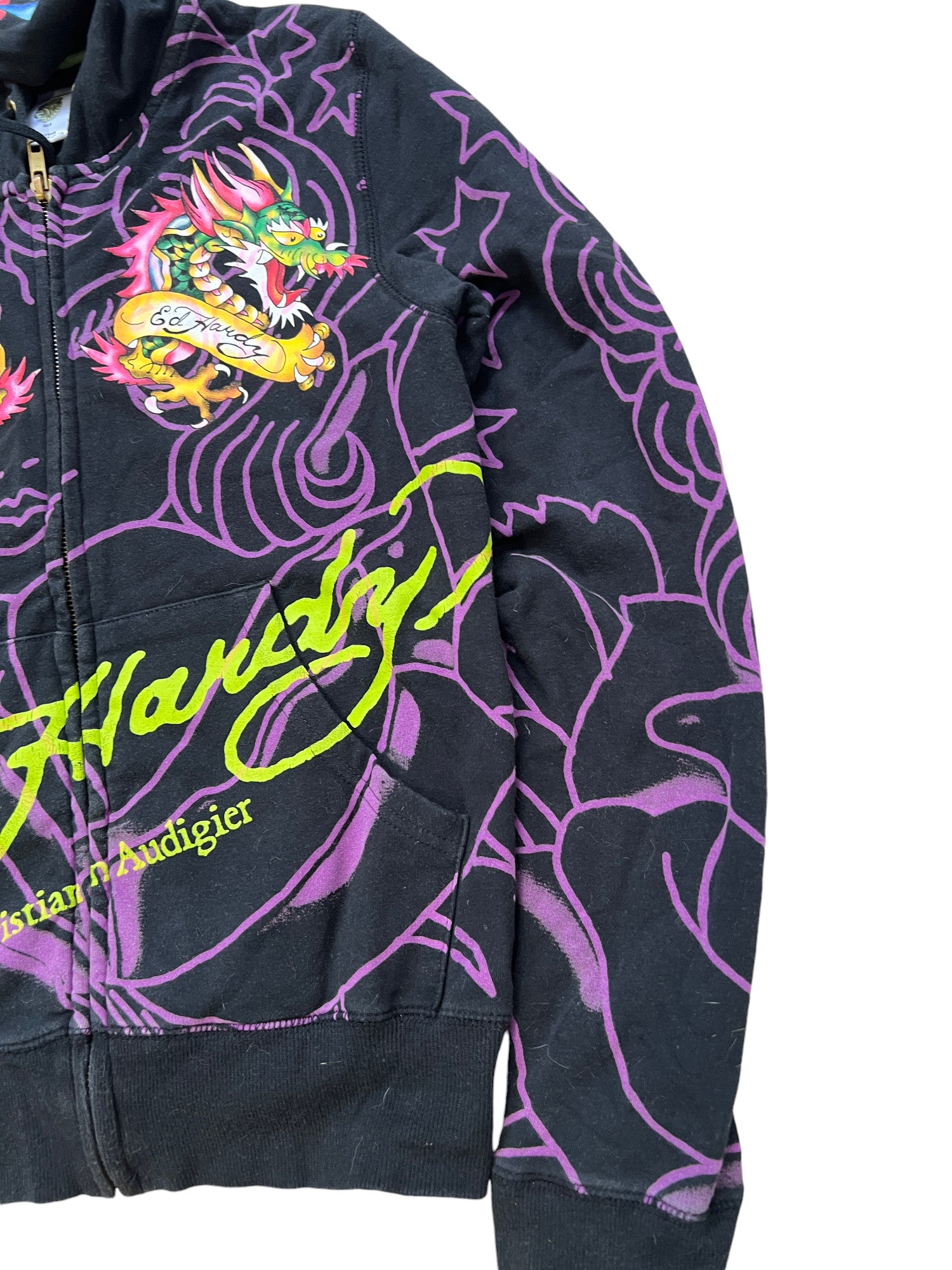 Ed Hardy Vintage Y2K Graphic Hoodie - cloakerstore