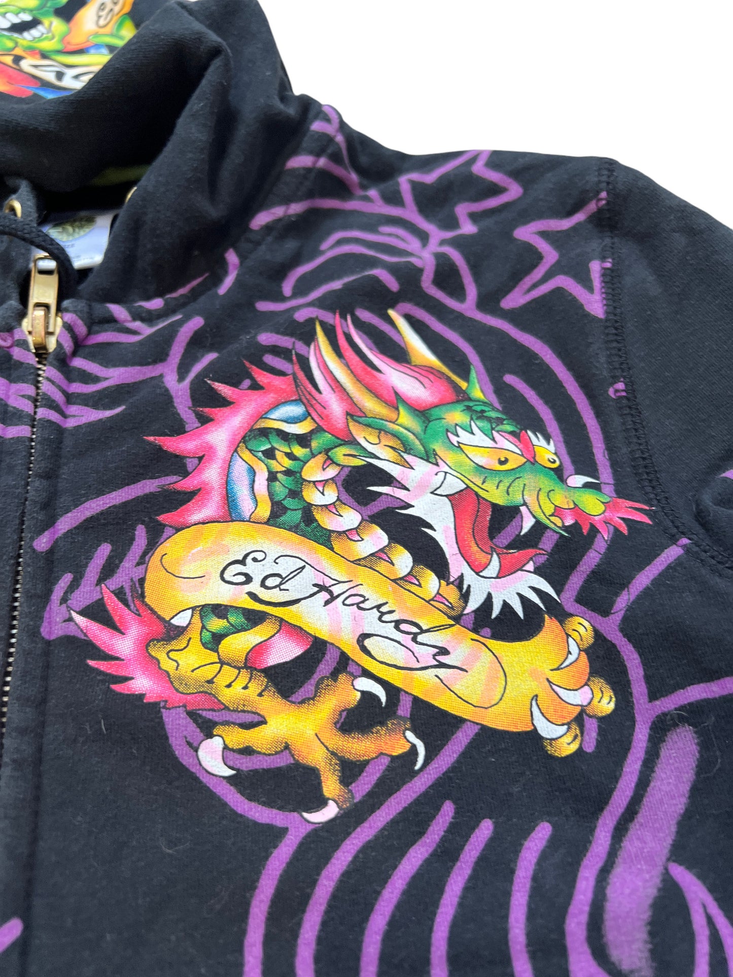 Ed Hardy Vintage Y2K Graphic Hoodie - cloakerstore