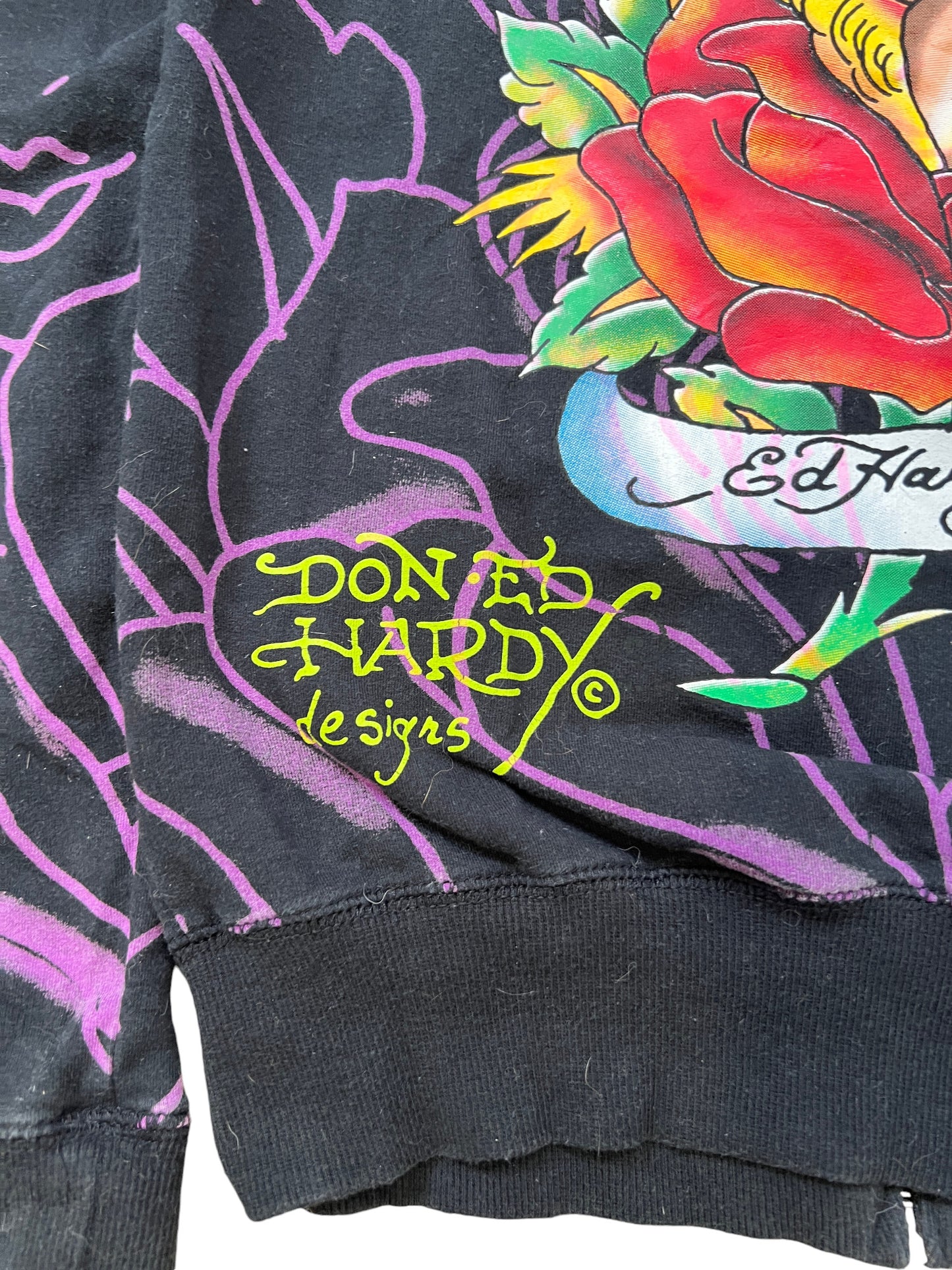 Ed Hardy Vintage Y2K Graphic Hoodie - cloakerstore