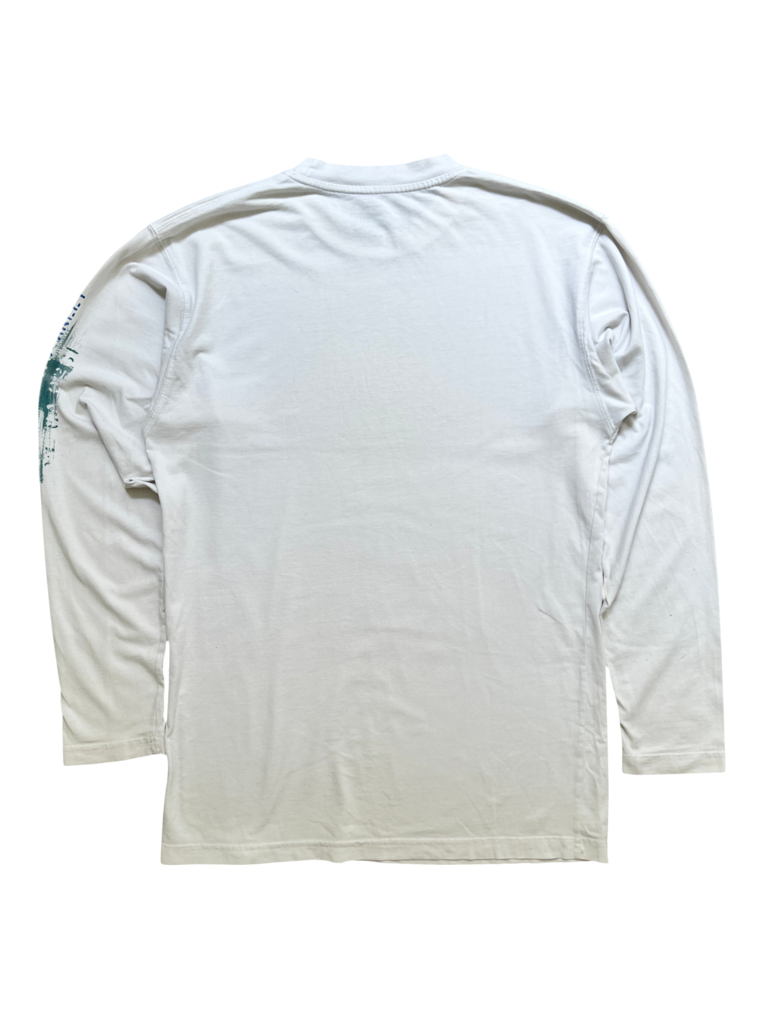 00's Oakley Long Sleeve Metal Logo White - cloakerstore