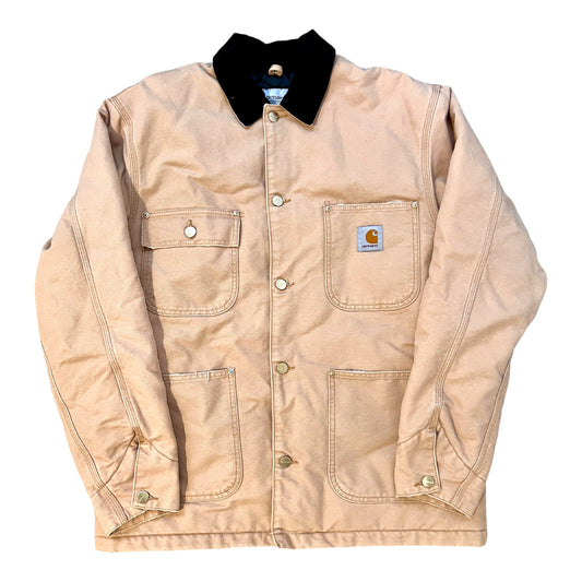 Carhartt OG Chrome Coat Vintage WorkWear Jacket Brown - cloakerstore