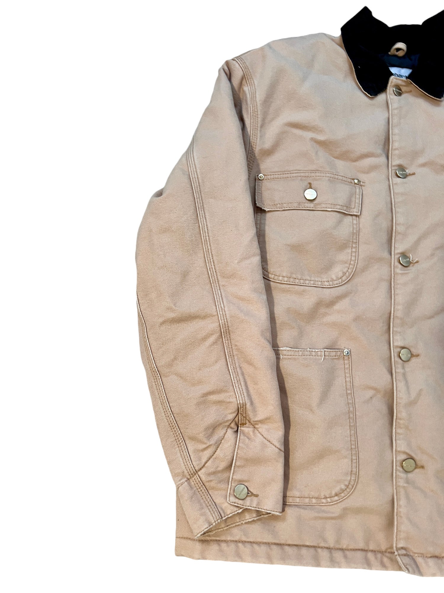 Carhartt OG Chrome Coat Vintage WorkWear Jacket Brown - cloakerstore