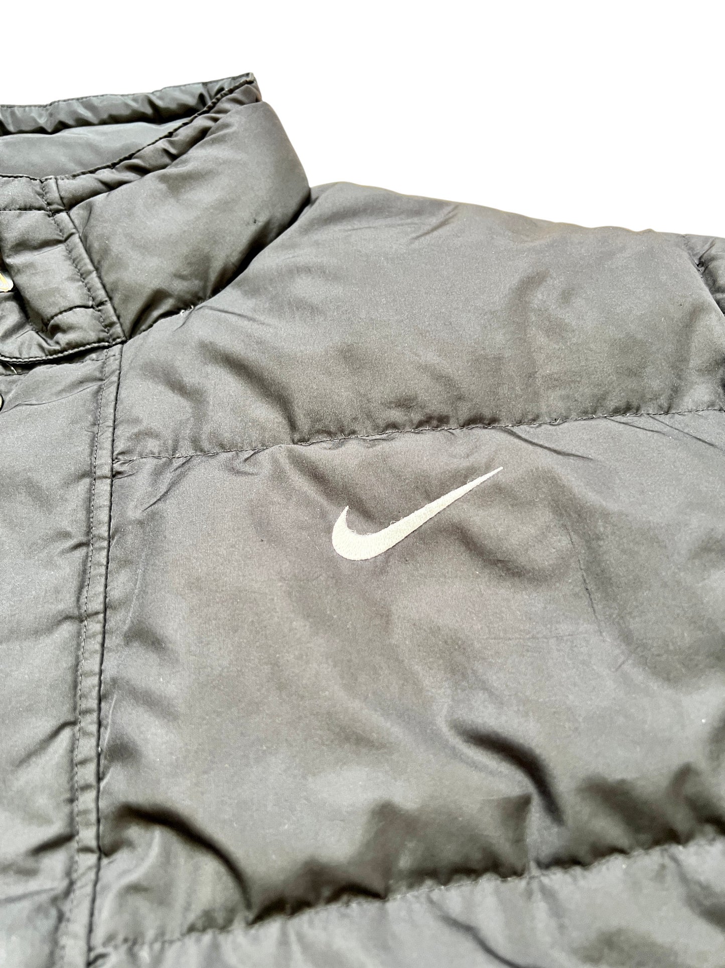 90's Nike Puffer Jacket Dark Blue - cloakerstore