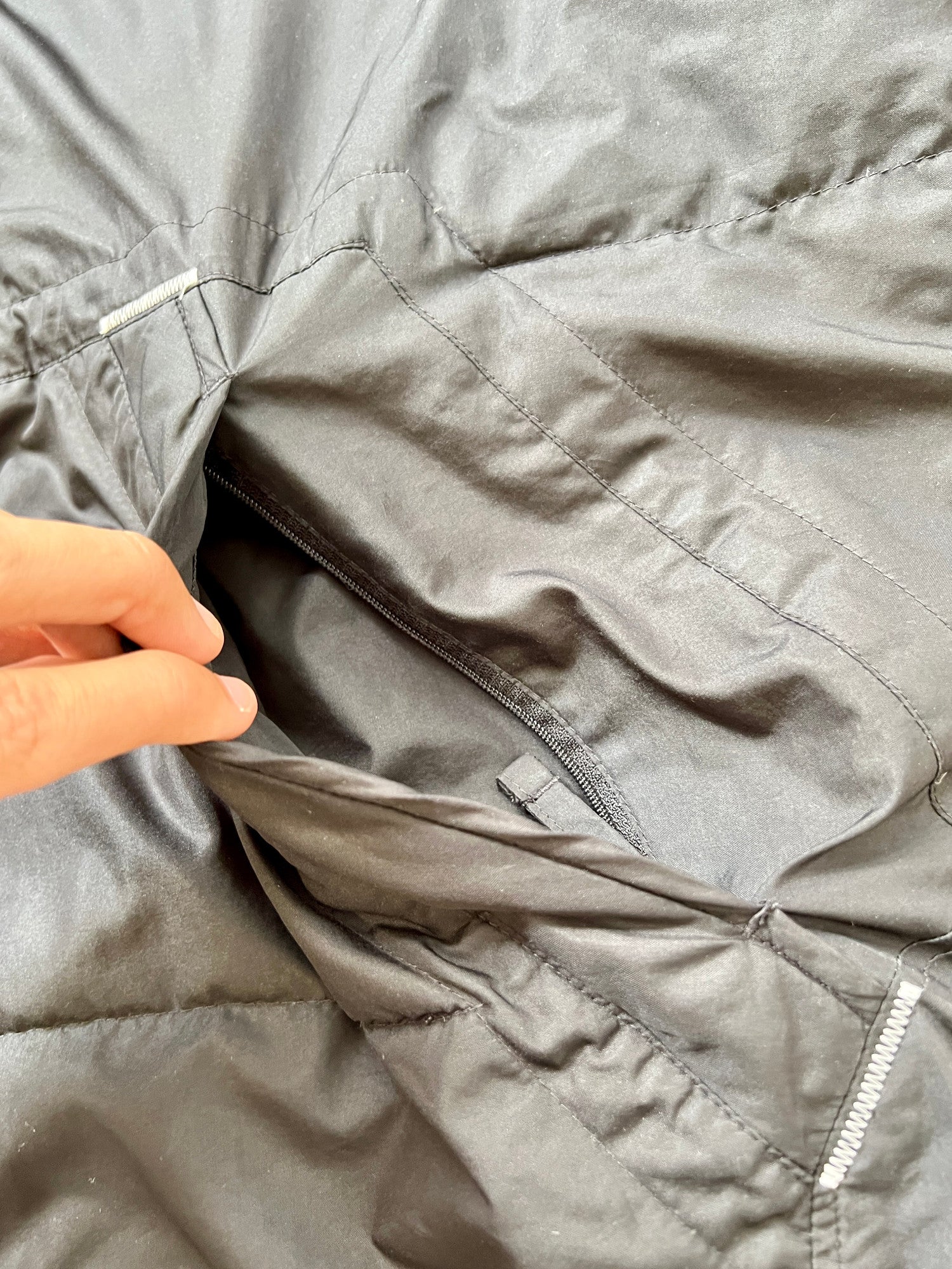 90's Nike Puffer Jacket Dark Blue - cloakerstore