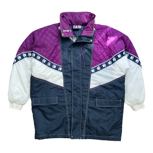 90's Kelme Real Madrid Puffer Jacket Vintage - cloakerstore