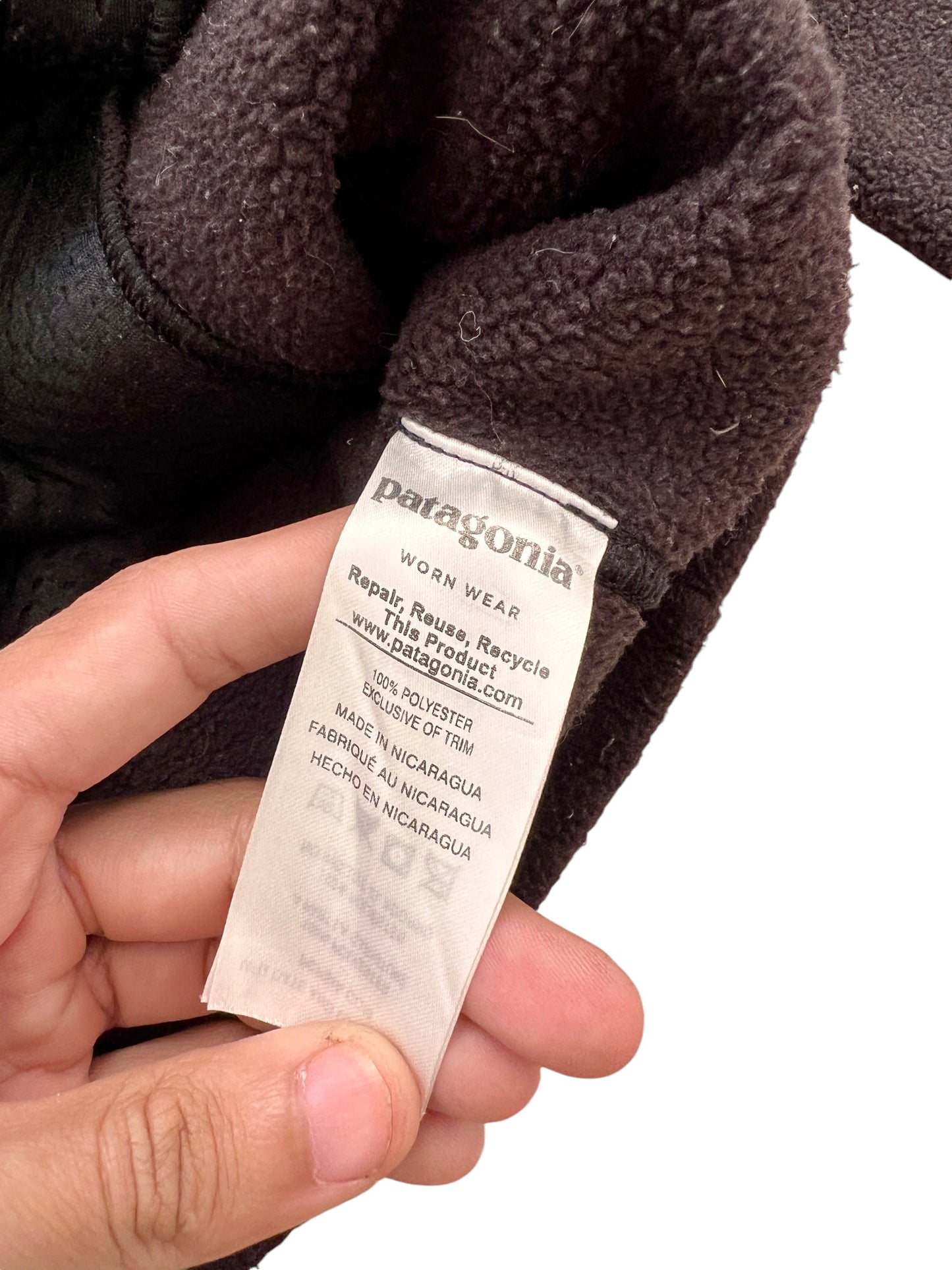 Patagonia Synchilla Sherpa Polar Black - cloakerstore