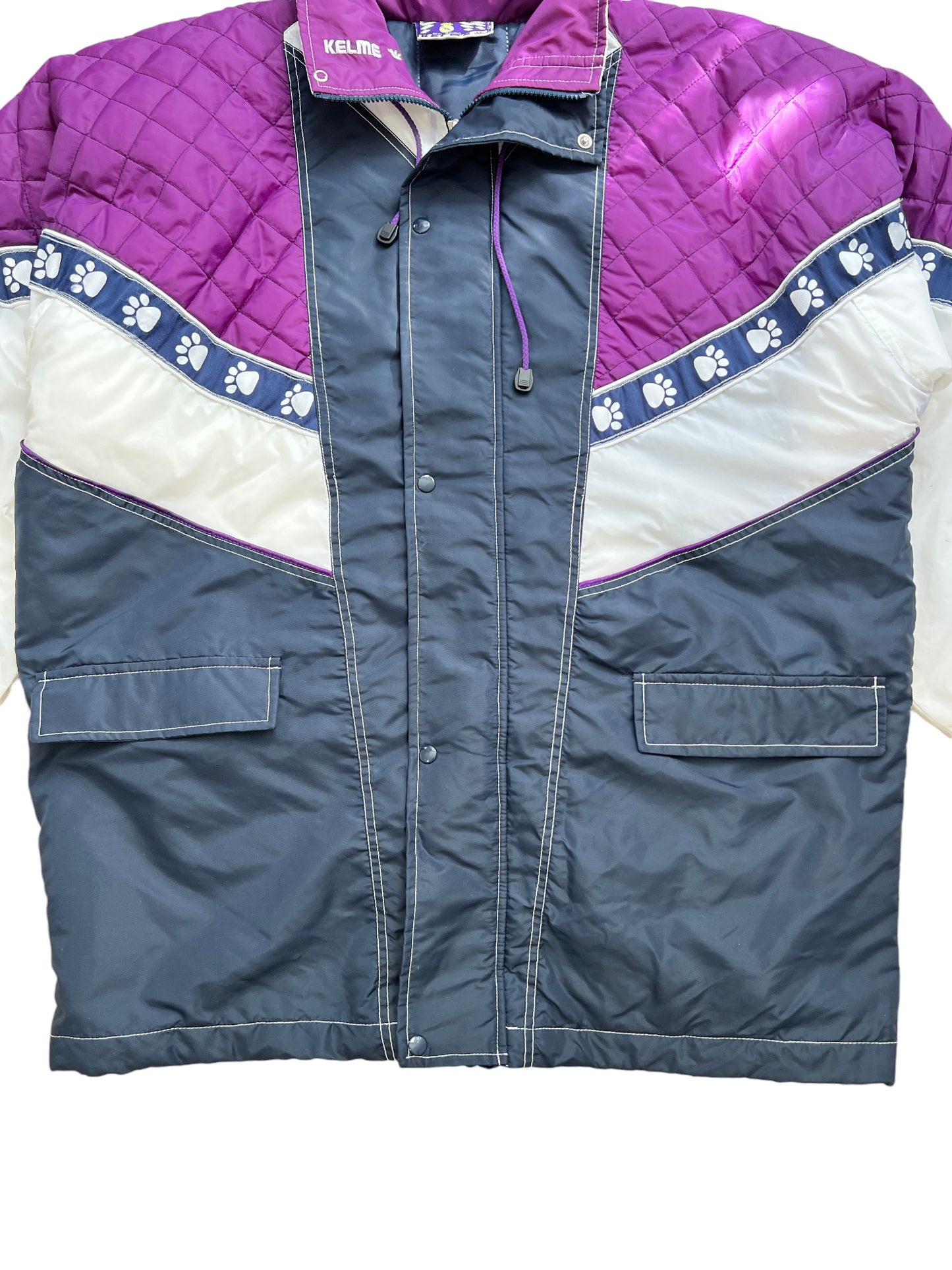 90's Kelme Real Madrid Puffer Jacket Vintage - cloakerstore