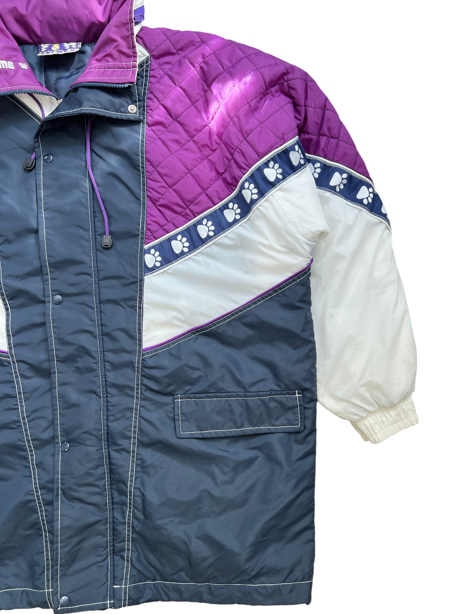 90's Kelme Real Madrid Puffer Jacket Vintage - cloakerstore