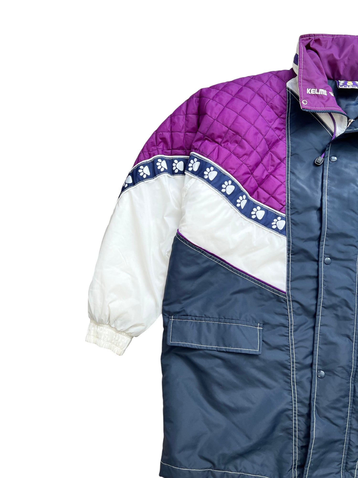 90's Kelme Real Madrid Puffer Jacket Vintage - cloakerstore