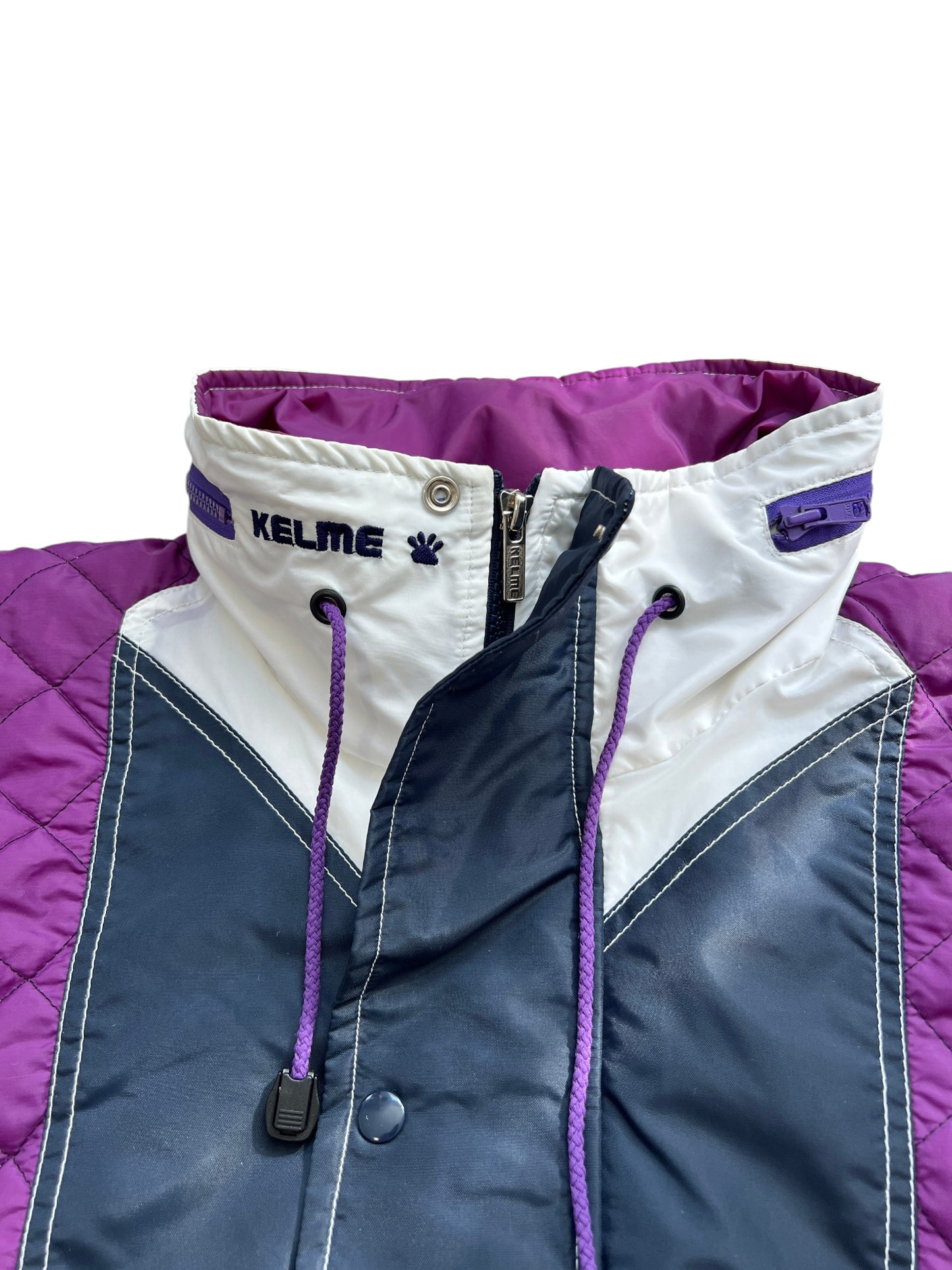 90's Kelme Real Madrid Puffer Jacket Vintage - cloakerstore