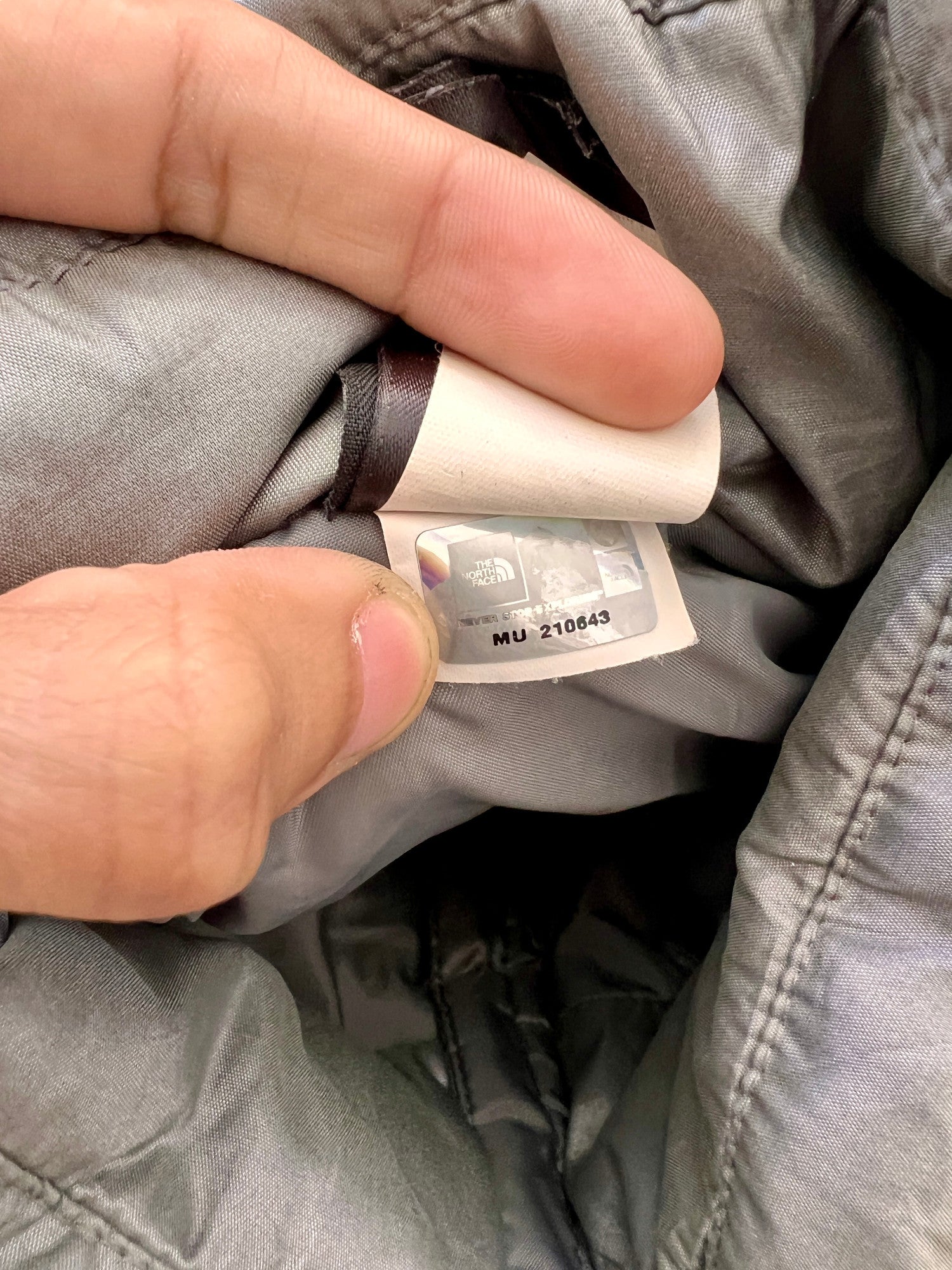 The North Face Puffer 550 Gray Vintage Premium - cloakerstore