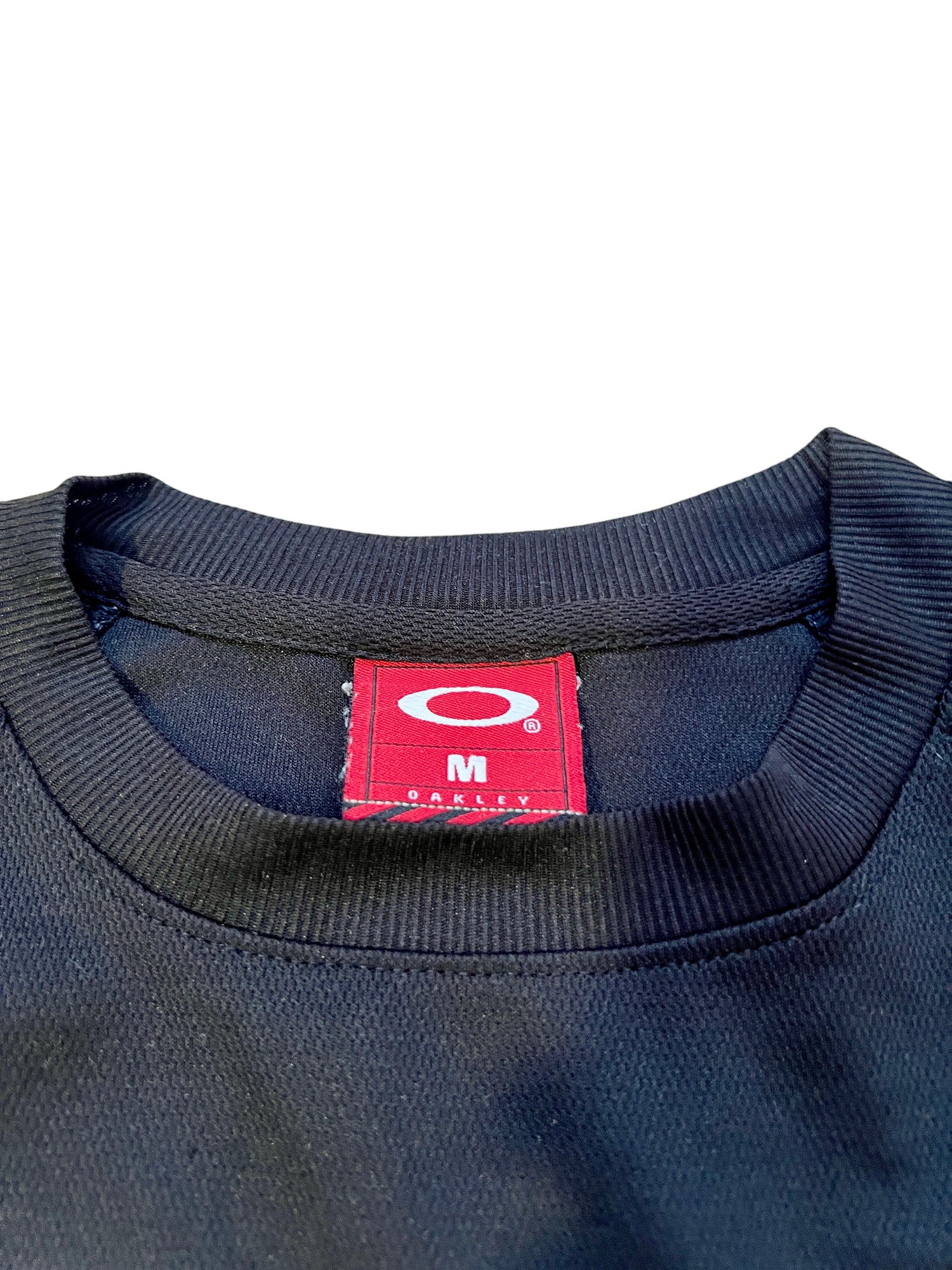 00's Oakley Long Sleeve Black Sport Skull Logo - cloakerstore