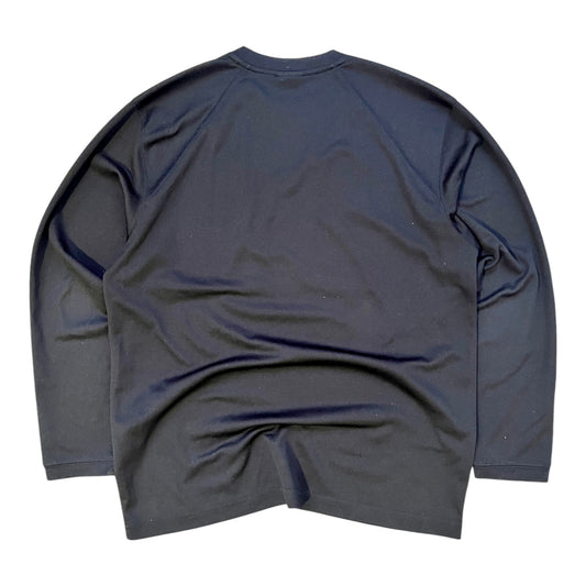 00's Oakley Long Sleeve Black Sport Skull Logo - cloakerstore