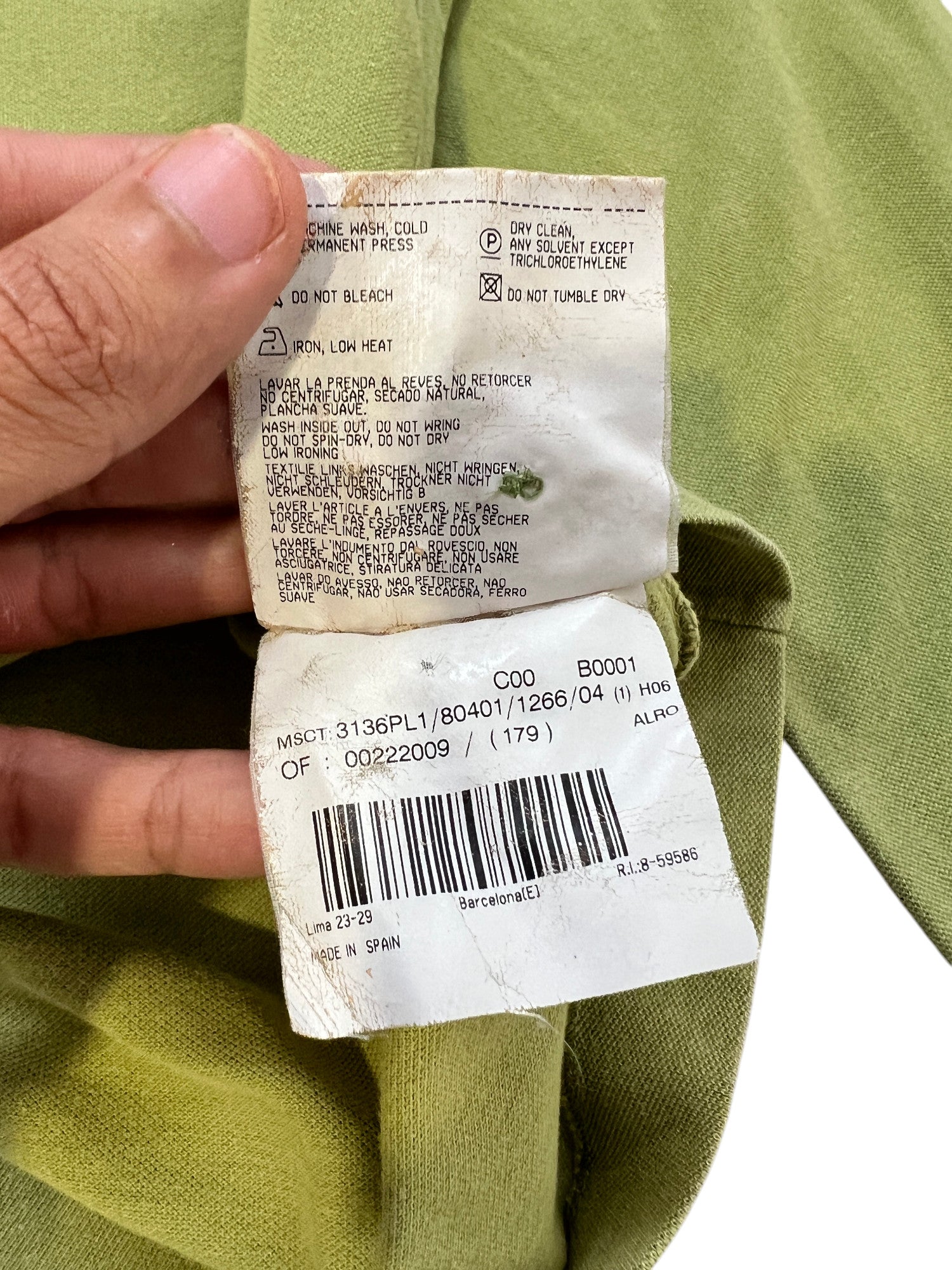 Burberry Polo Long Sleeve Light Green - cloakerstore